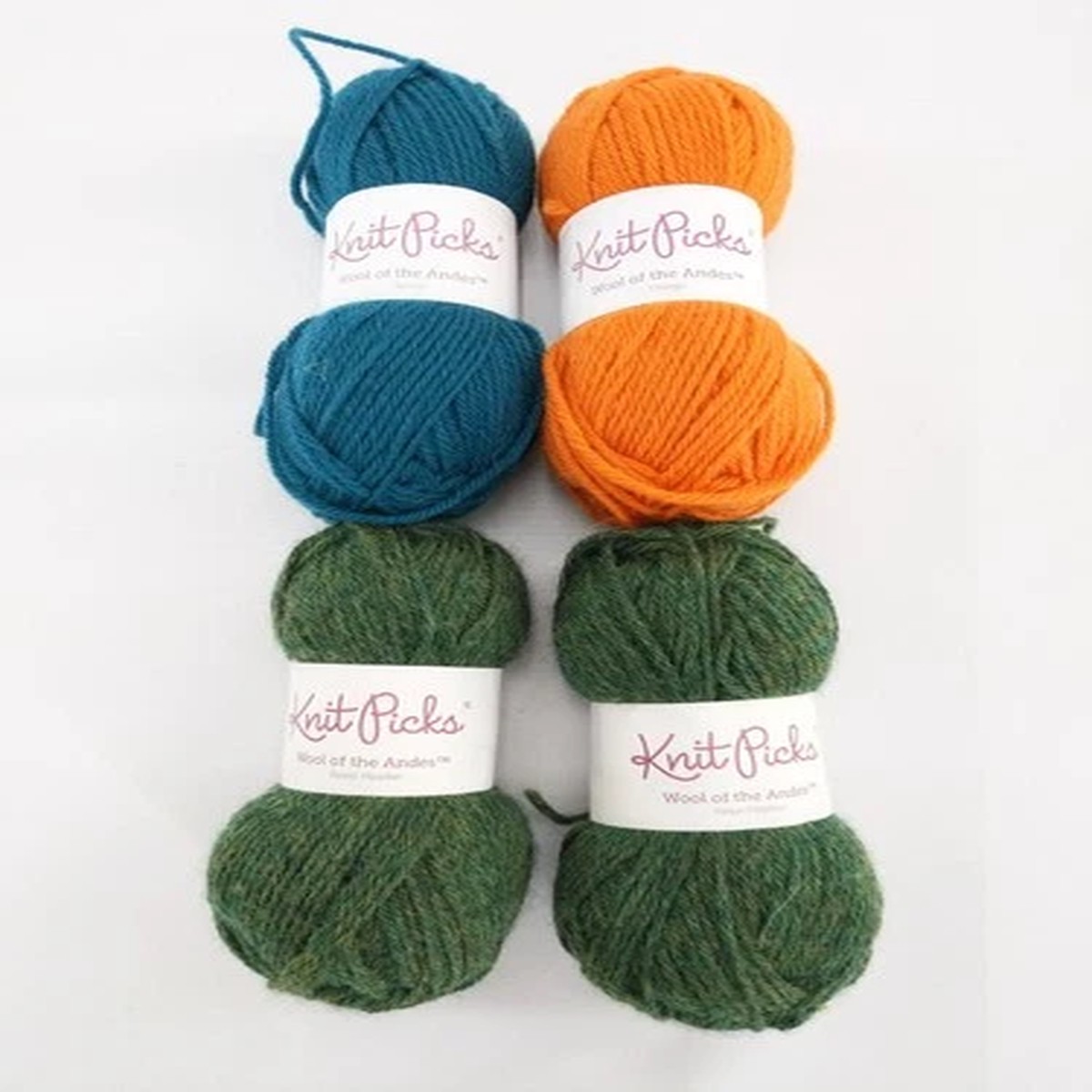 lot-of-4-skeins-knit-picks-wool-of-the-andes-yarn-various-colors-peruvian