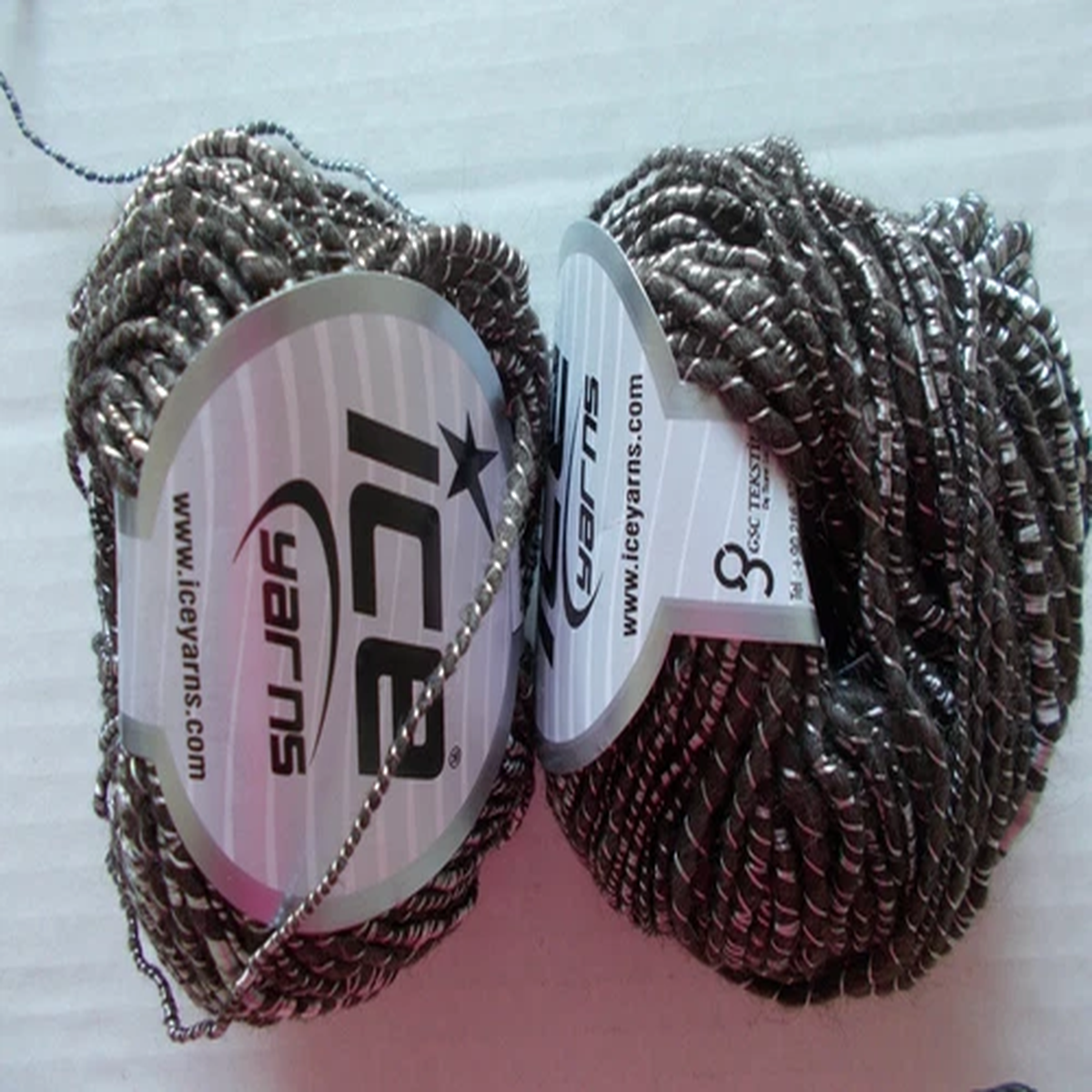 shine-alpaca-alpaca-wool-blend-yarn-by-ice-yarns-brown-lot-of-2-82-yds-ea