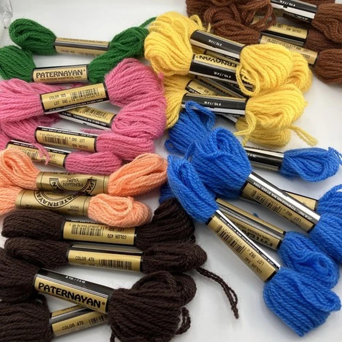 27-skeins-paternayan-wool-3-ply-persian-yarn-8-yds-hanks-new