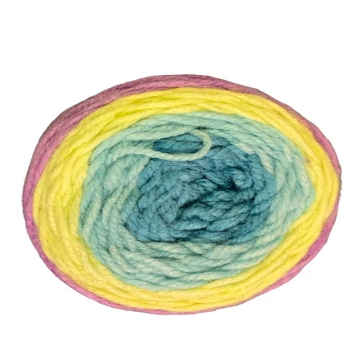 purple-yellow-blue-variegated-soft-blanket-knitting-craft-yarn-remnant