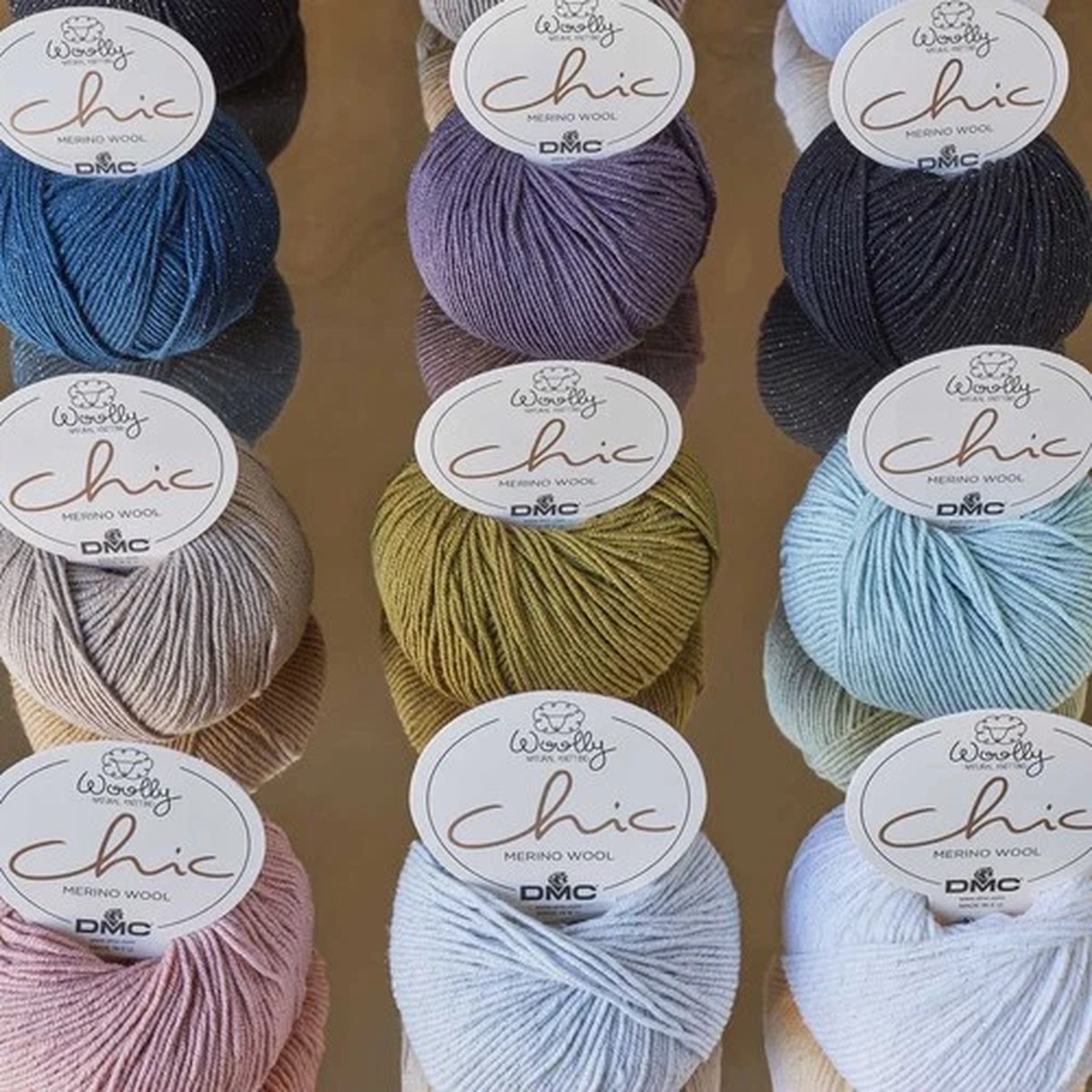 10x-dmc-woolly-chic-premium-merino-wool-yarn-with-a-metallic-thread