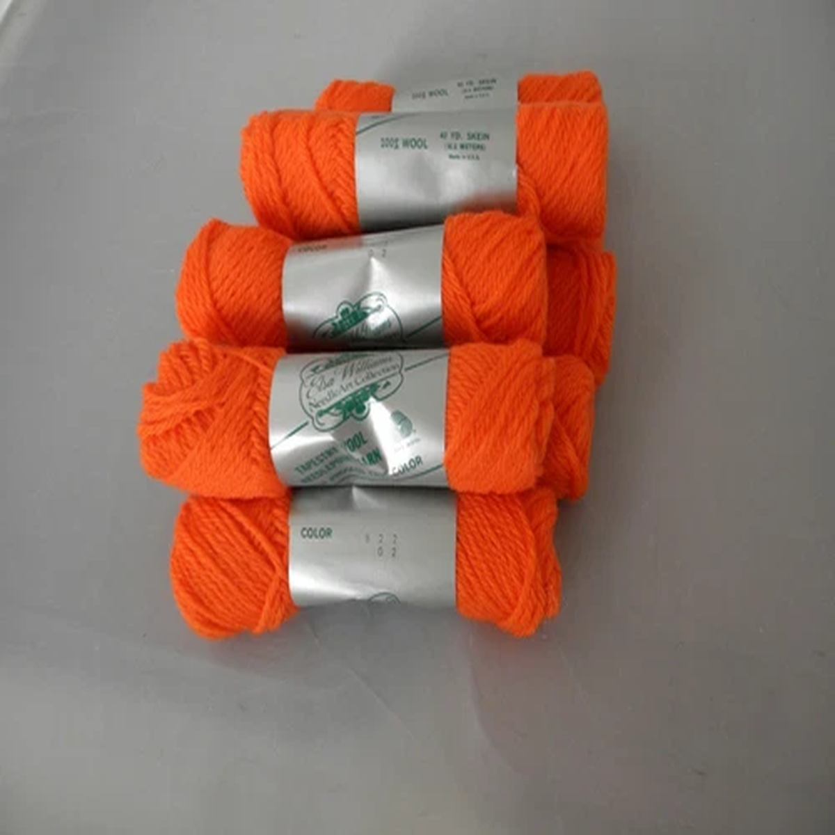 lot-12-skeins-color-822-elsa-williams-tapestry-wool-needlepoint-yarn-40yards