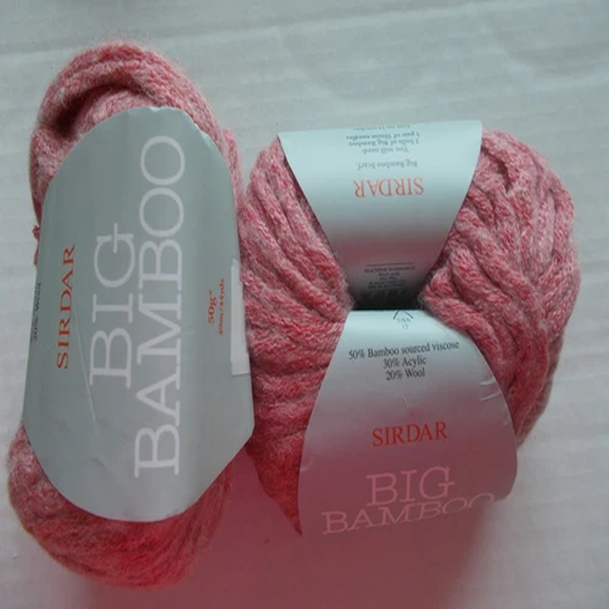 sirdar-big-bamboo-bulky-wool-blend-yarn-dusty-pink-lot-of-2-44-yds-each
