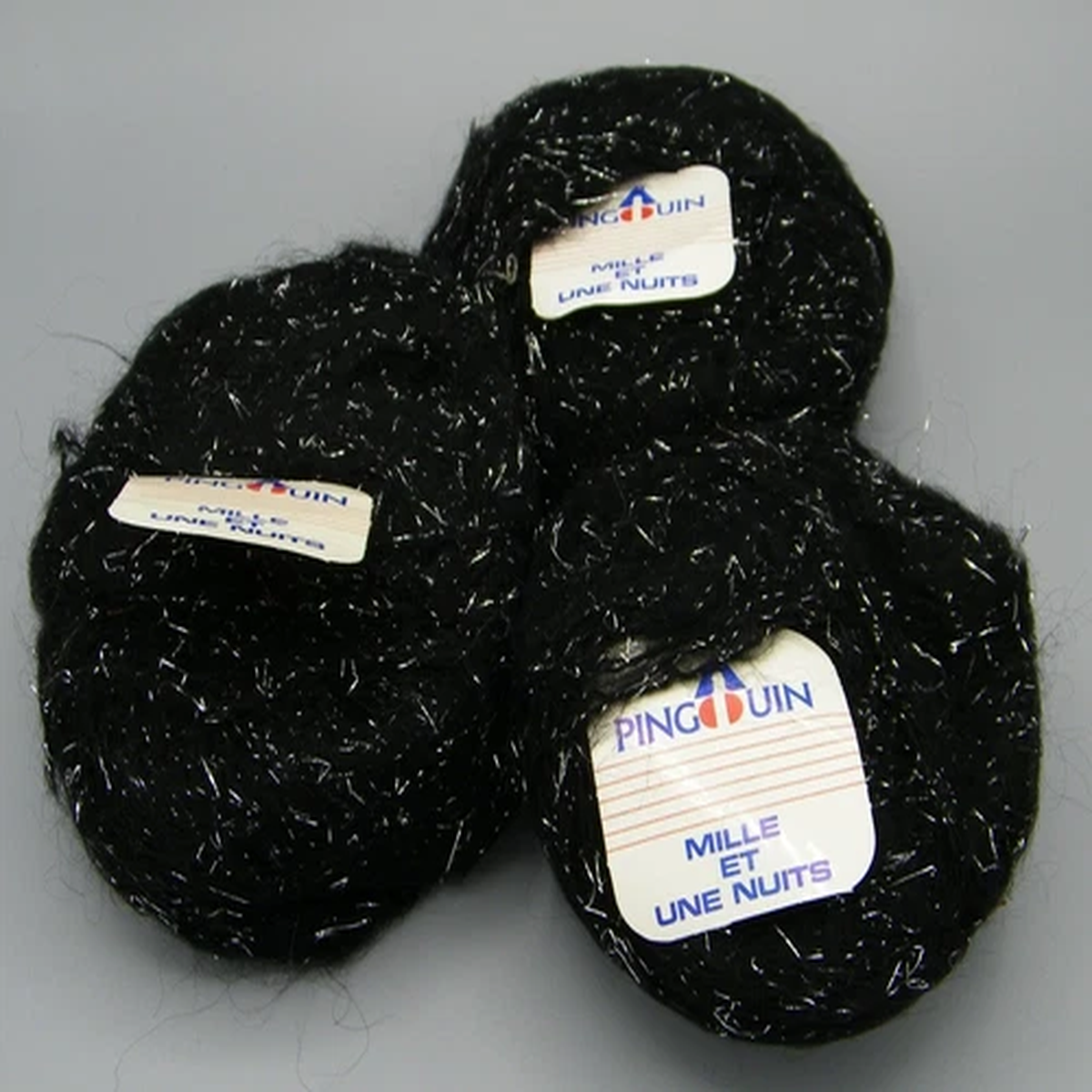 3-ball-lot-pingouin-mille-et-une-nuits-bulky-wool-mohair-yarn-black-silver