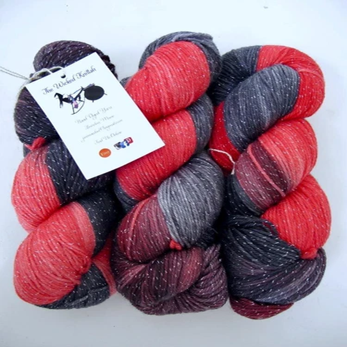 3-skeins-the-wicked-knittah-hand-dyed-fingering-yarn-tainted-merino-lurex