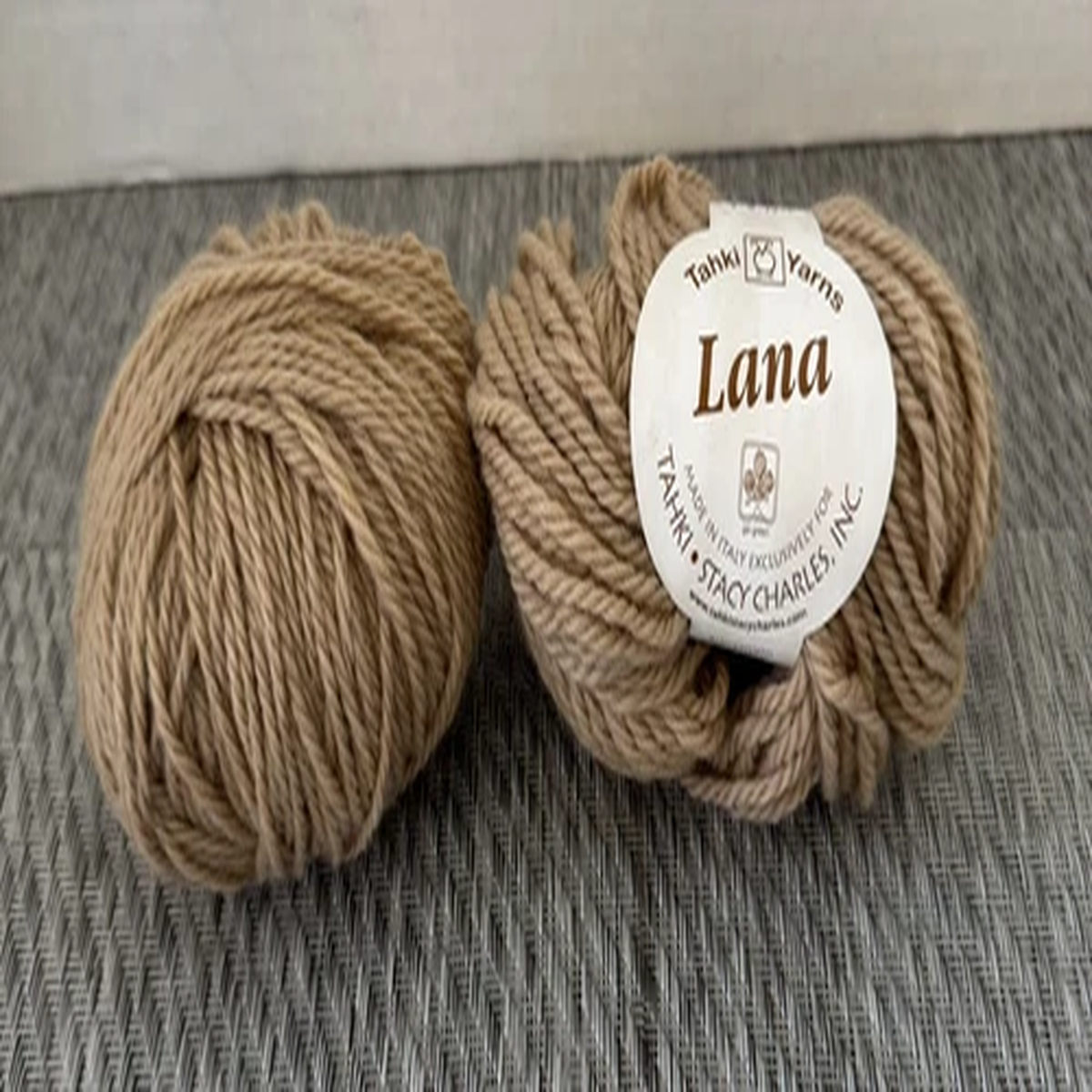 tahki-yarns-lana-color-2-tan-100-organic-merino-wool-50g-92yds-lot-of-2