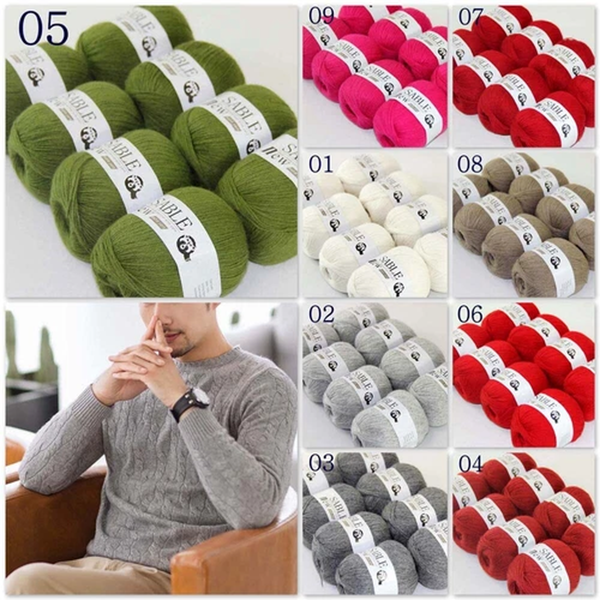 1ballx50g-high-quality-sable-cashmere-hand-knit-wool-wrap-shawls-crochet-yarn