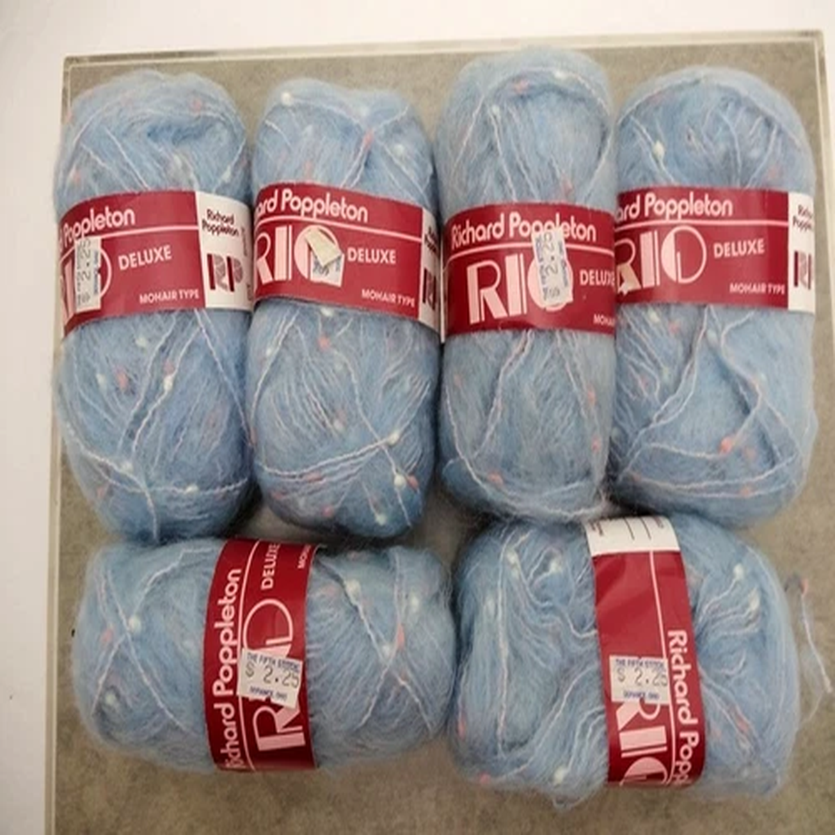 6-richard-poppleton-rio-deluxe-25gr-light-blue-mohair-type-yarn-new-discontinued