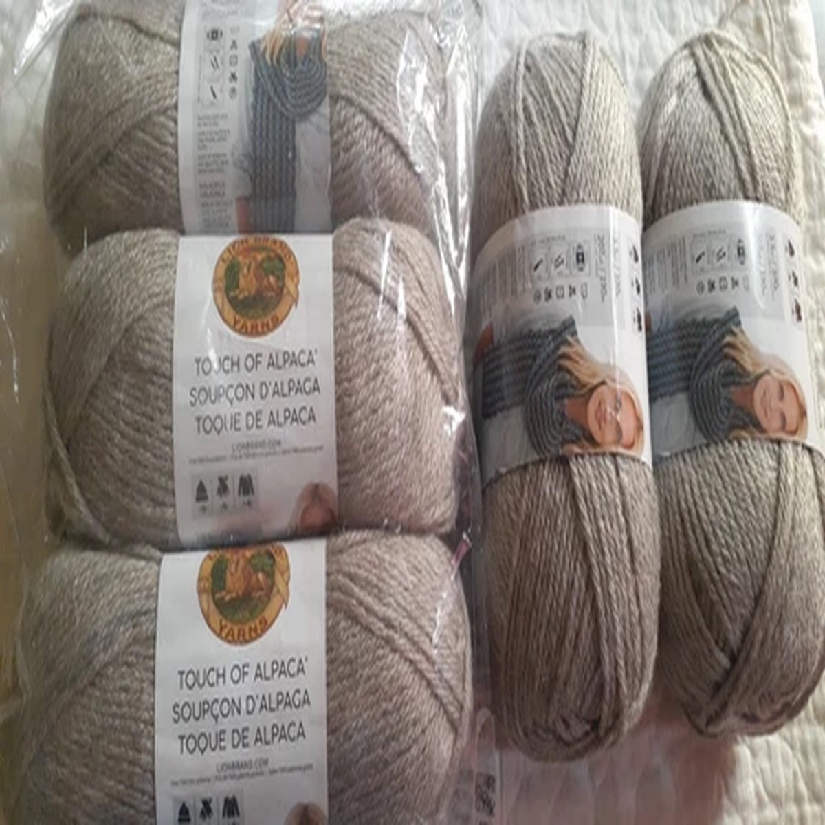 brand-new-lot-of-5-lion-brand-touch-of-alpaca-yarn-in-taupe-color-weight-4