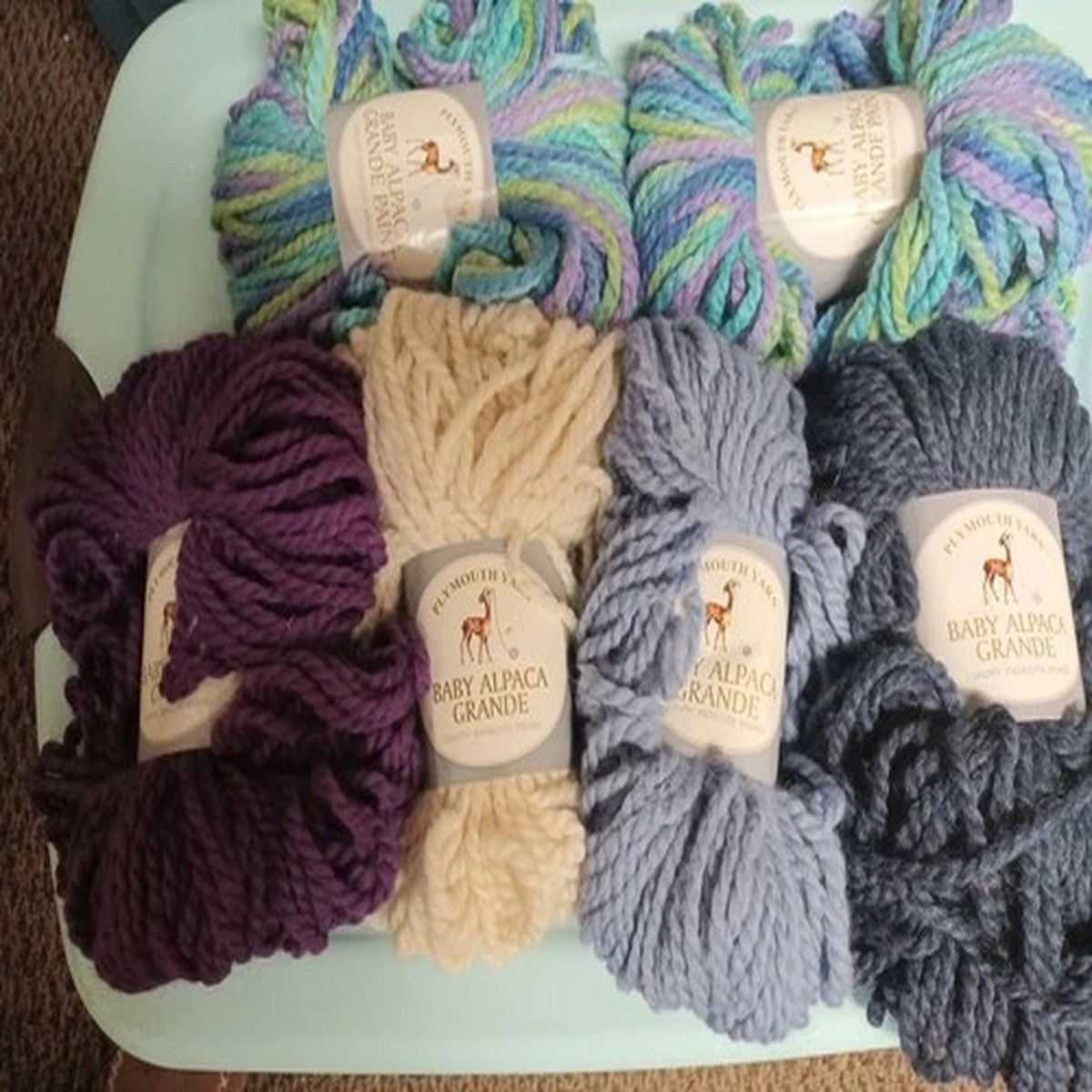 plymouth-yarns-baby-alpaca-grande-3-skeins-sell-by-each-wine-white-dark-gray