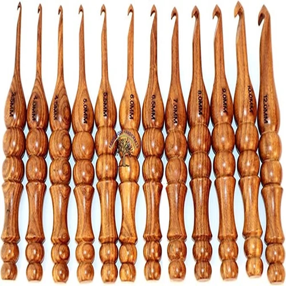 wooden-crochet-hook-knitting-weave-yarn-craft-rosewood-crochet-needle