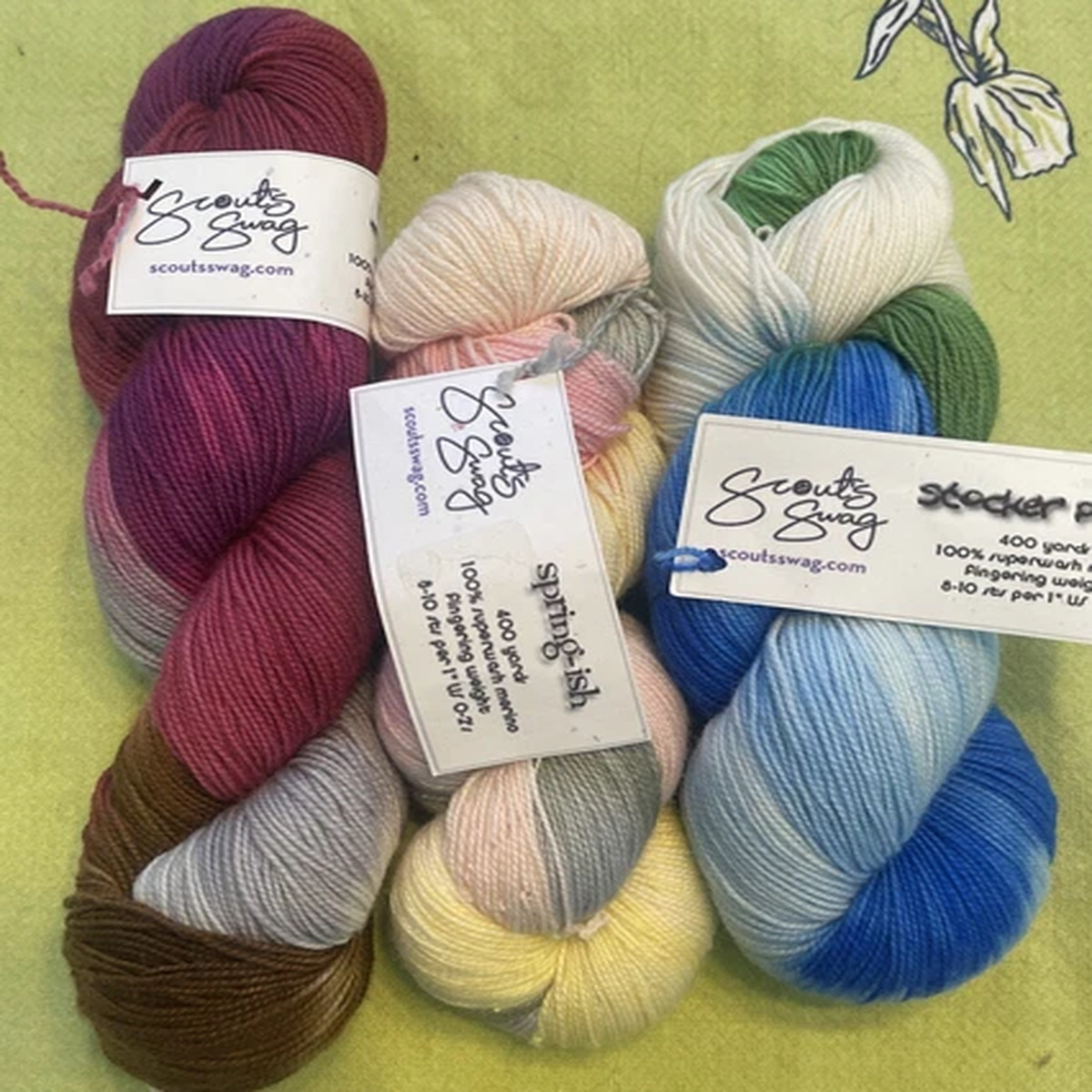 lot-of-3-dif-hanks-scout-s-swag-sw-merino-posa-spring-ish-stocker-pond-400yds-ea