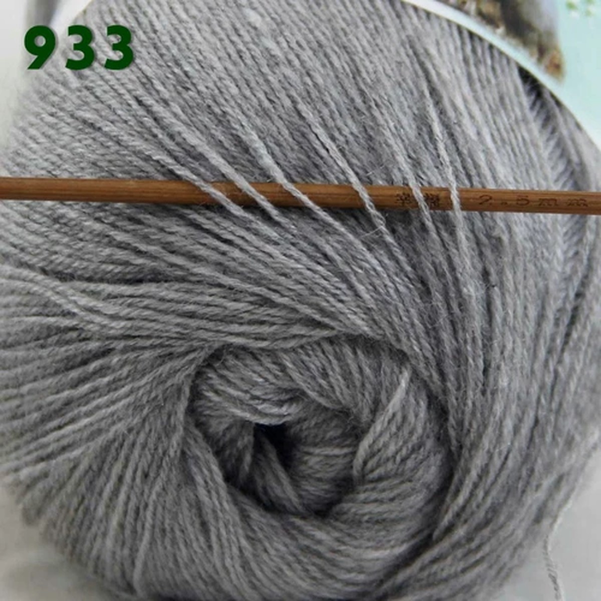 sale-1ballx50g-lace-acrylic-wool-cashmere-hand-knitting-baby-yarn-933-gray