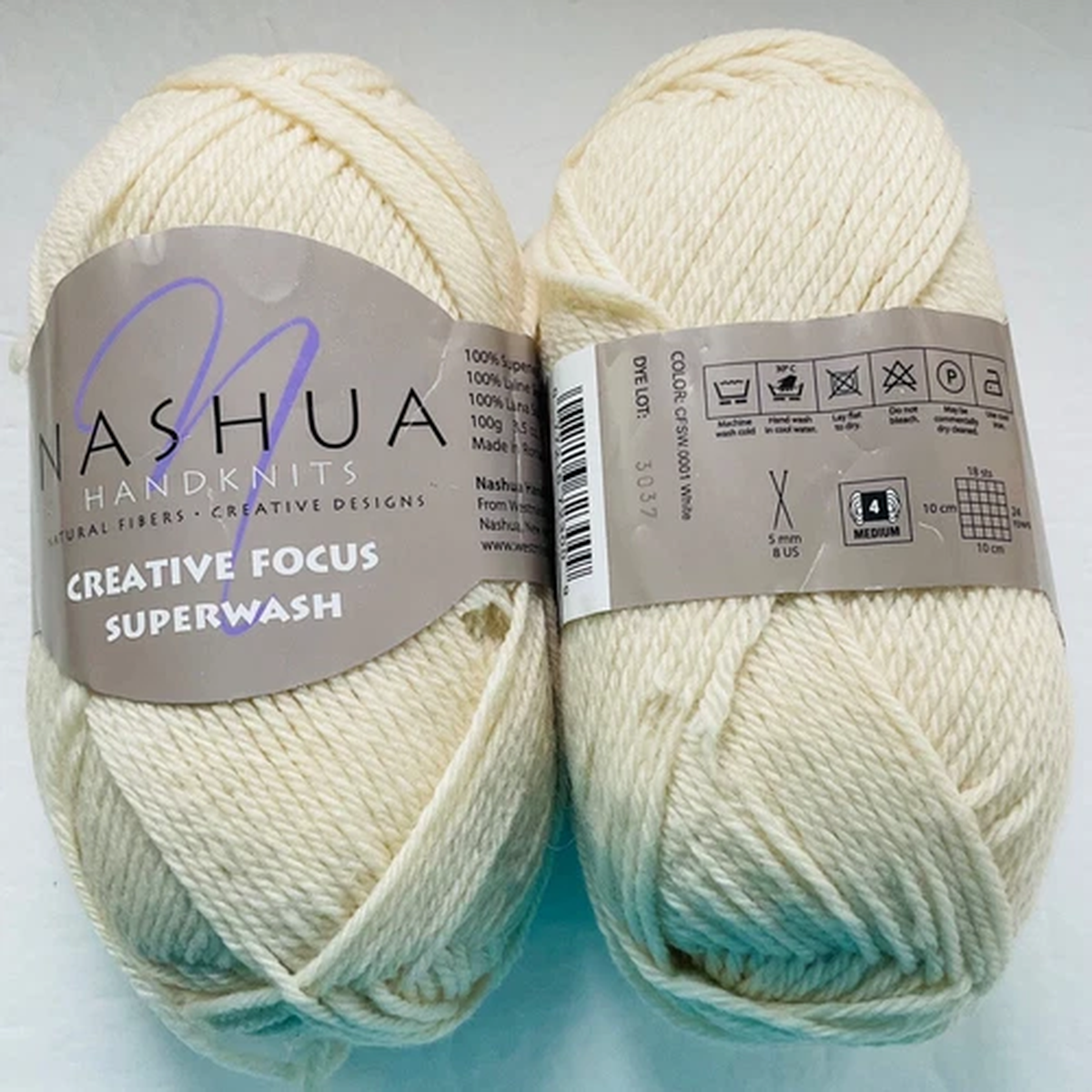 nashua-creative-focus-superwash-merino-wool-yarn-lot-of-2-cream-worsted