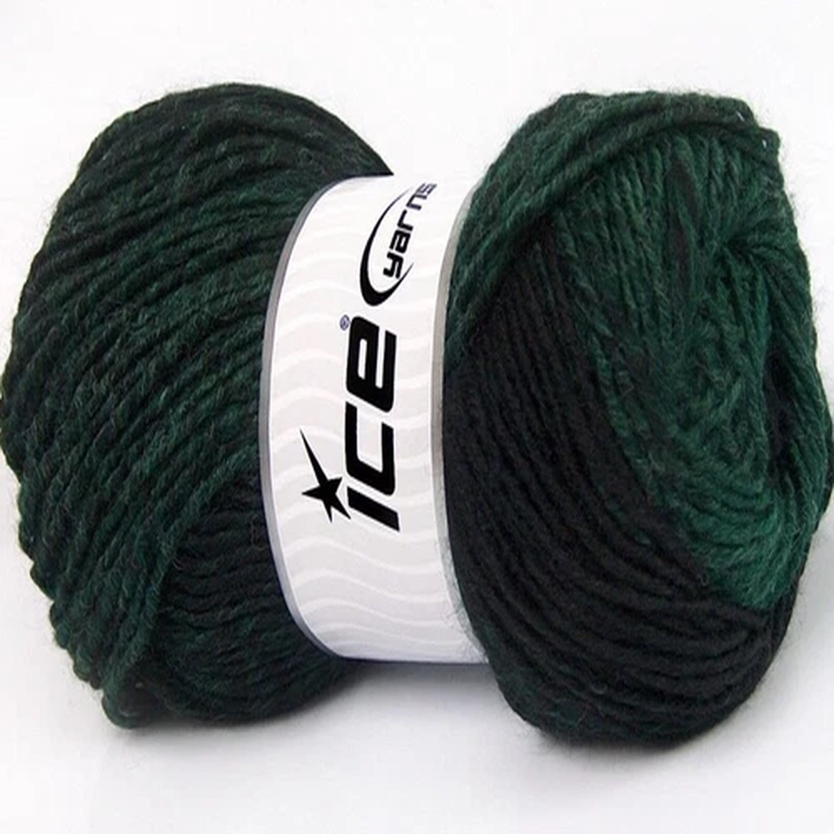 black-dark-green-fantasia-ice-yarns-61025-worsted-wool-acrylic-yarn-100gr-207y