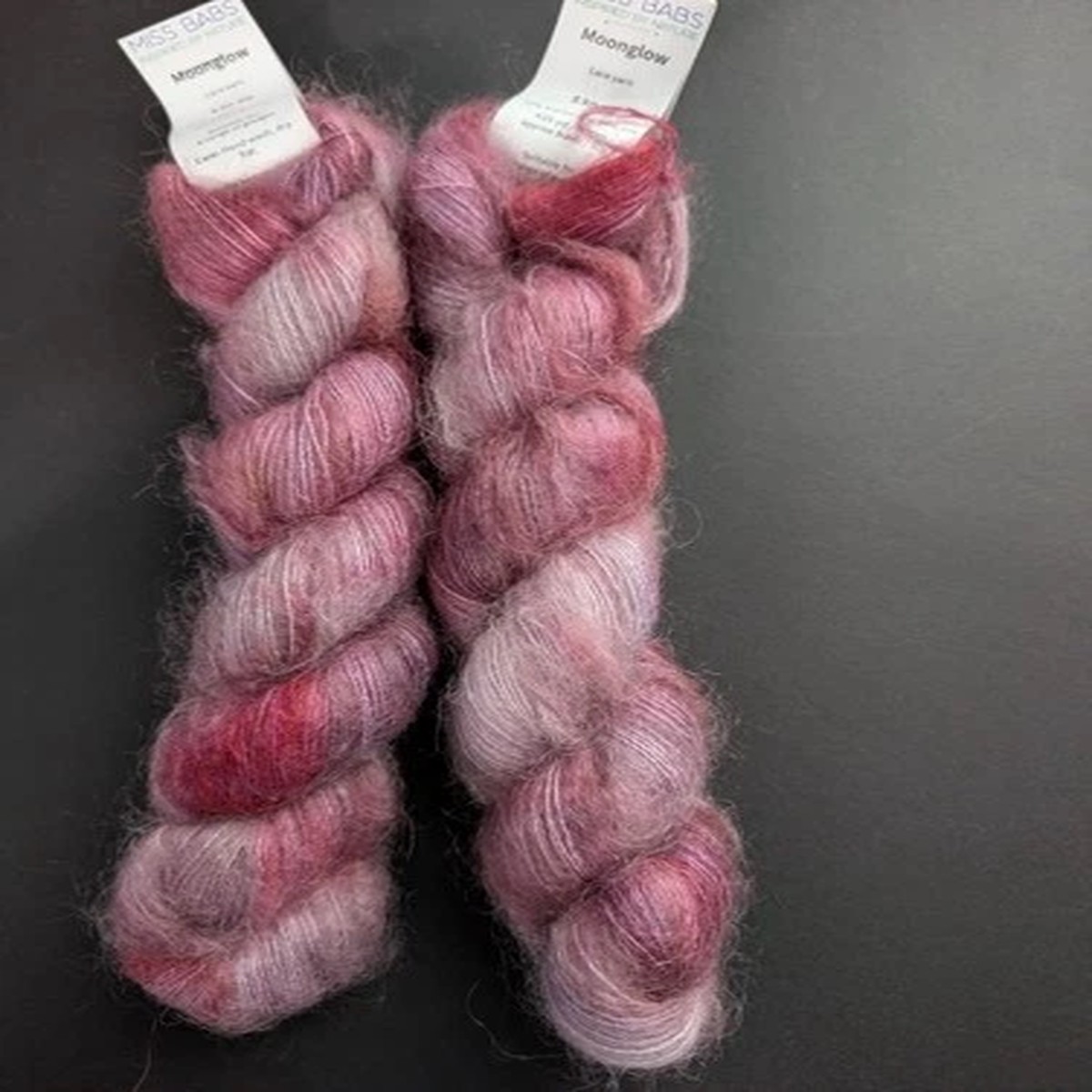 destash-hand-dyed-2-skeins-miss-babs-moonglow-mohair-saff-2020-autumn-toad-lily