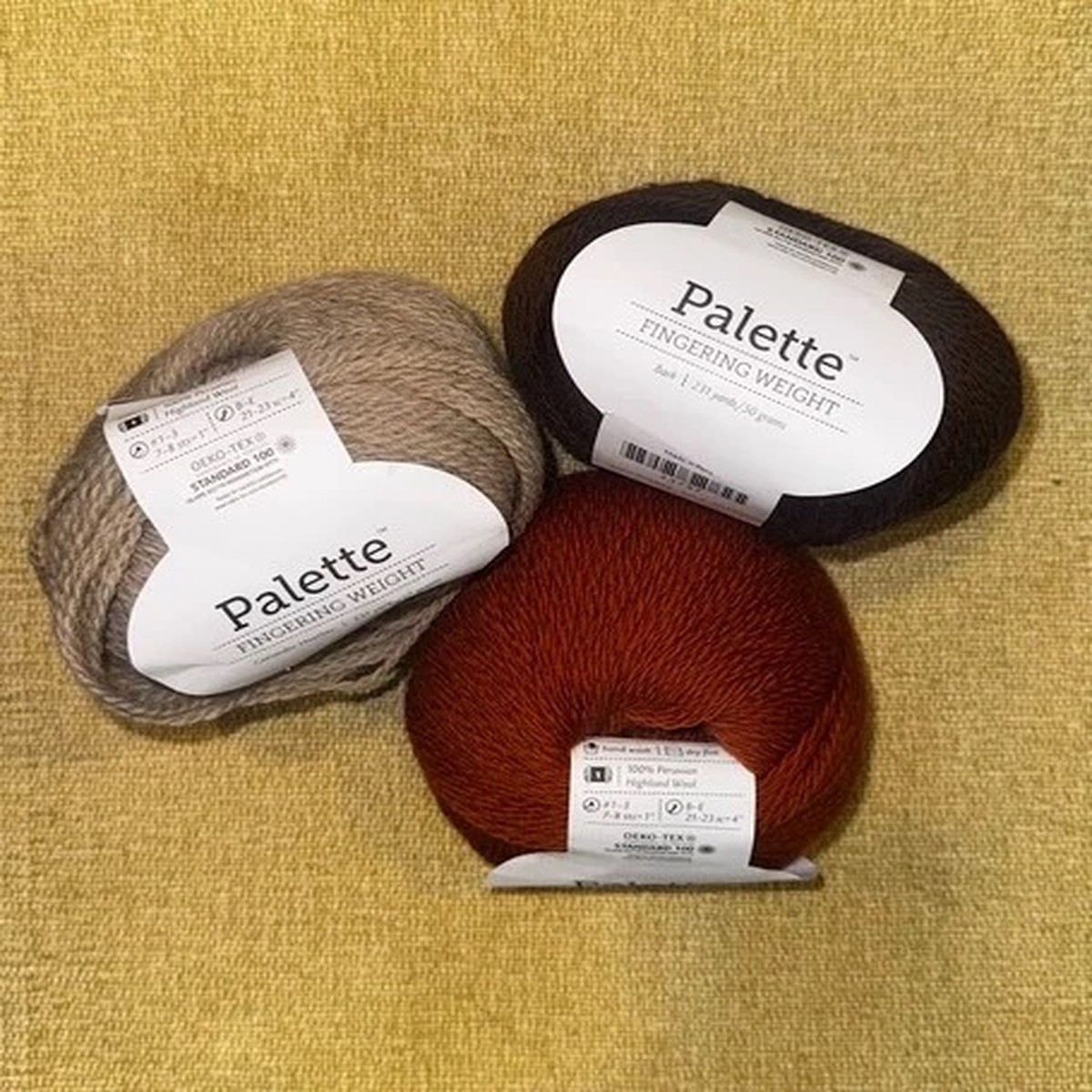 palette-various-fingering-weight-yarn-lot-of-3-100-wool-yarn-skeins