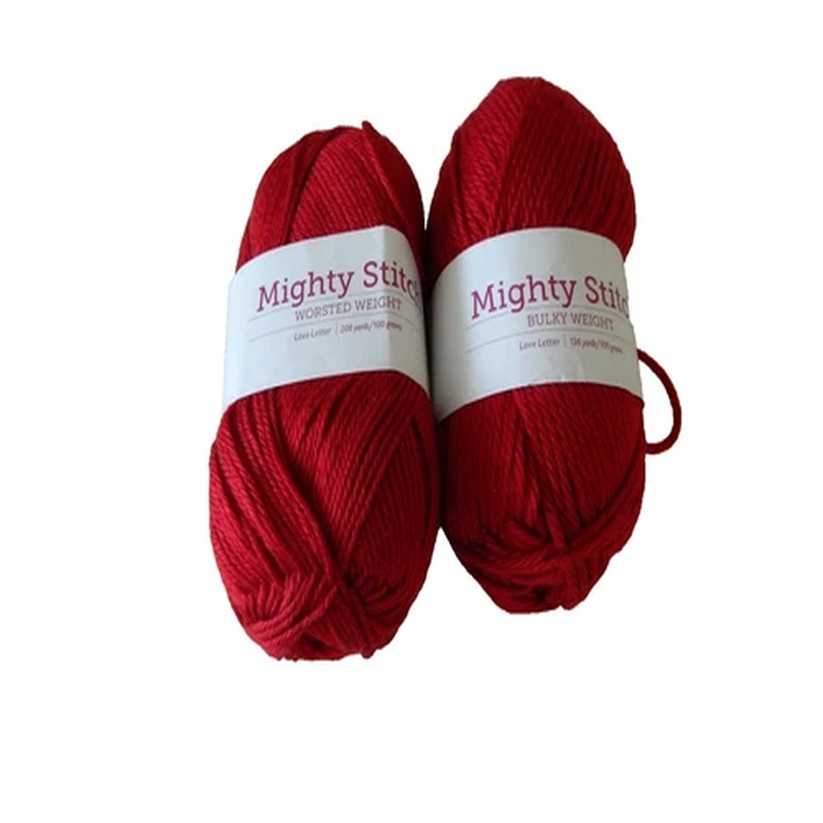 yarn-knit-picks-mighty-stitch-bulky-weight-acrylic-wool-red-lot-knitting-craft