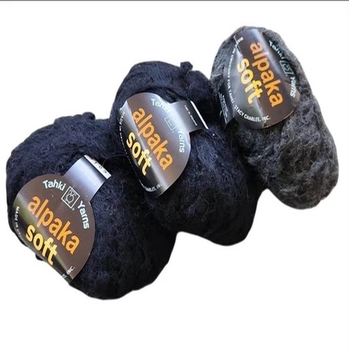 tahki-alpaka-soft-100-alpaca-yarn-lot-2-black-1-gray-skeins-fuzzy-bulky