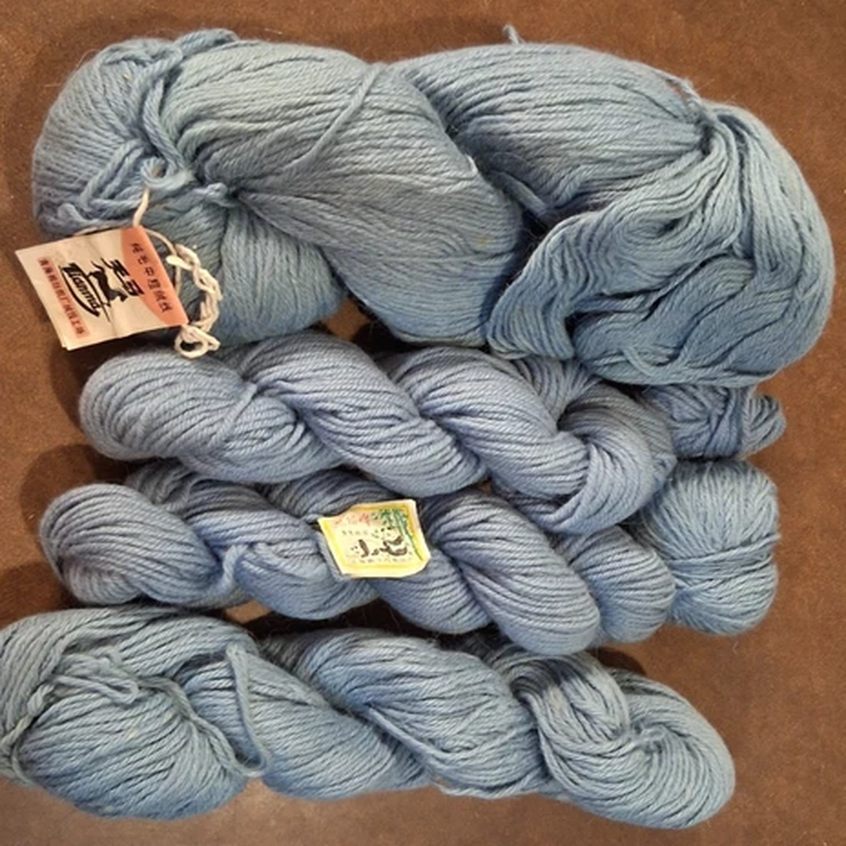 tianma-brand-yarn-blue-gray-wool-blend-and-panda-brand-total-of-19-oz