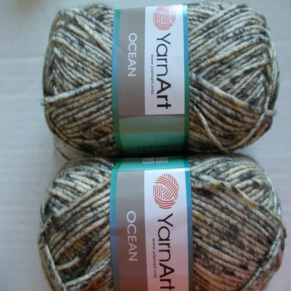 yarnart-ocean-wool-blend-yarn-brown-tones-119-lot-of-2-197-yds-each