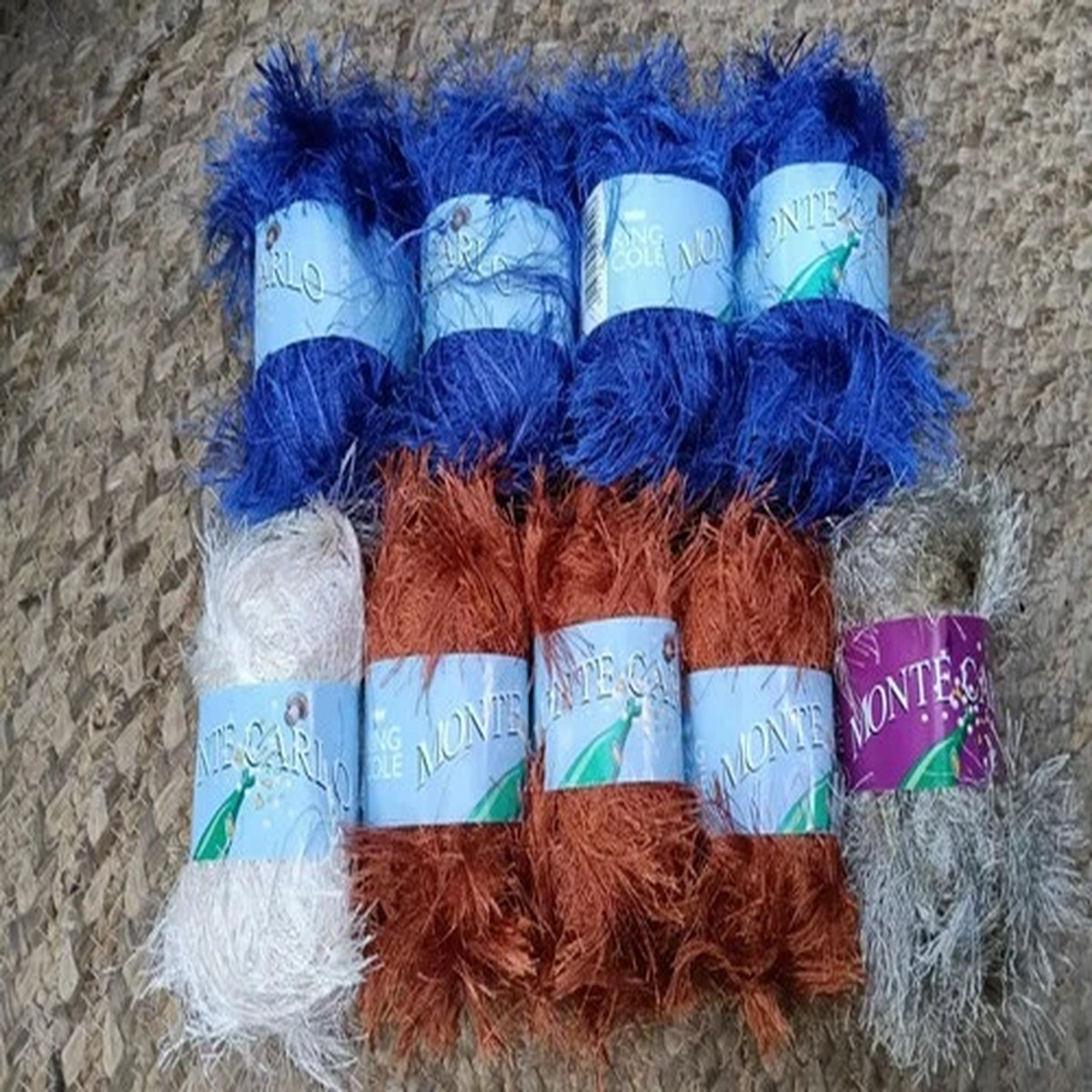 450g-king-cole-monte-carlo-cream-blue-orange-mixed-lot-wool-yarn-4mm-dk