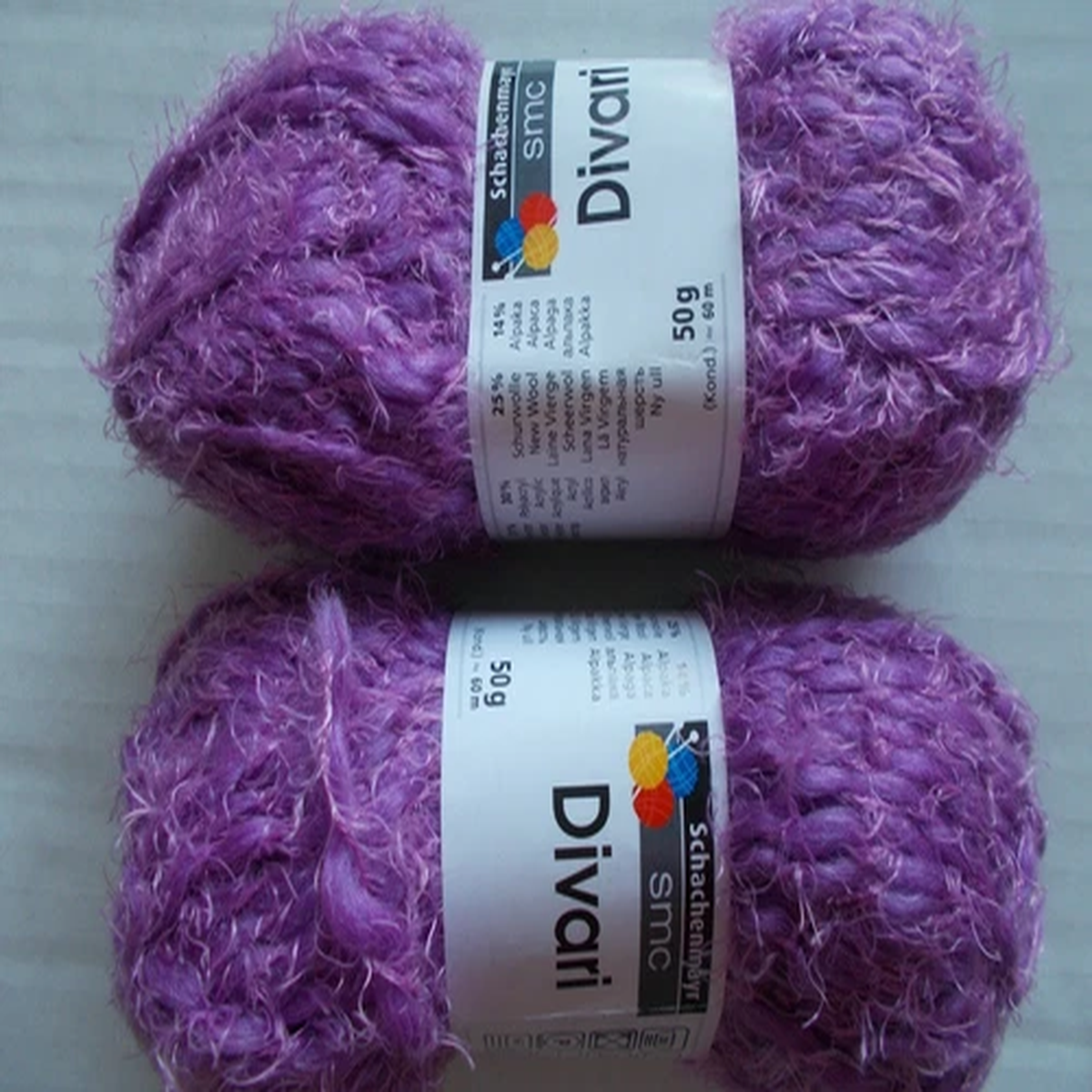 schachenmayr-nomotta-divari-wool-blend-yarn-lavender-lot-of-2-66-yds-ea