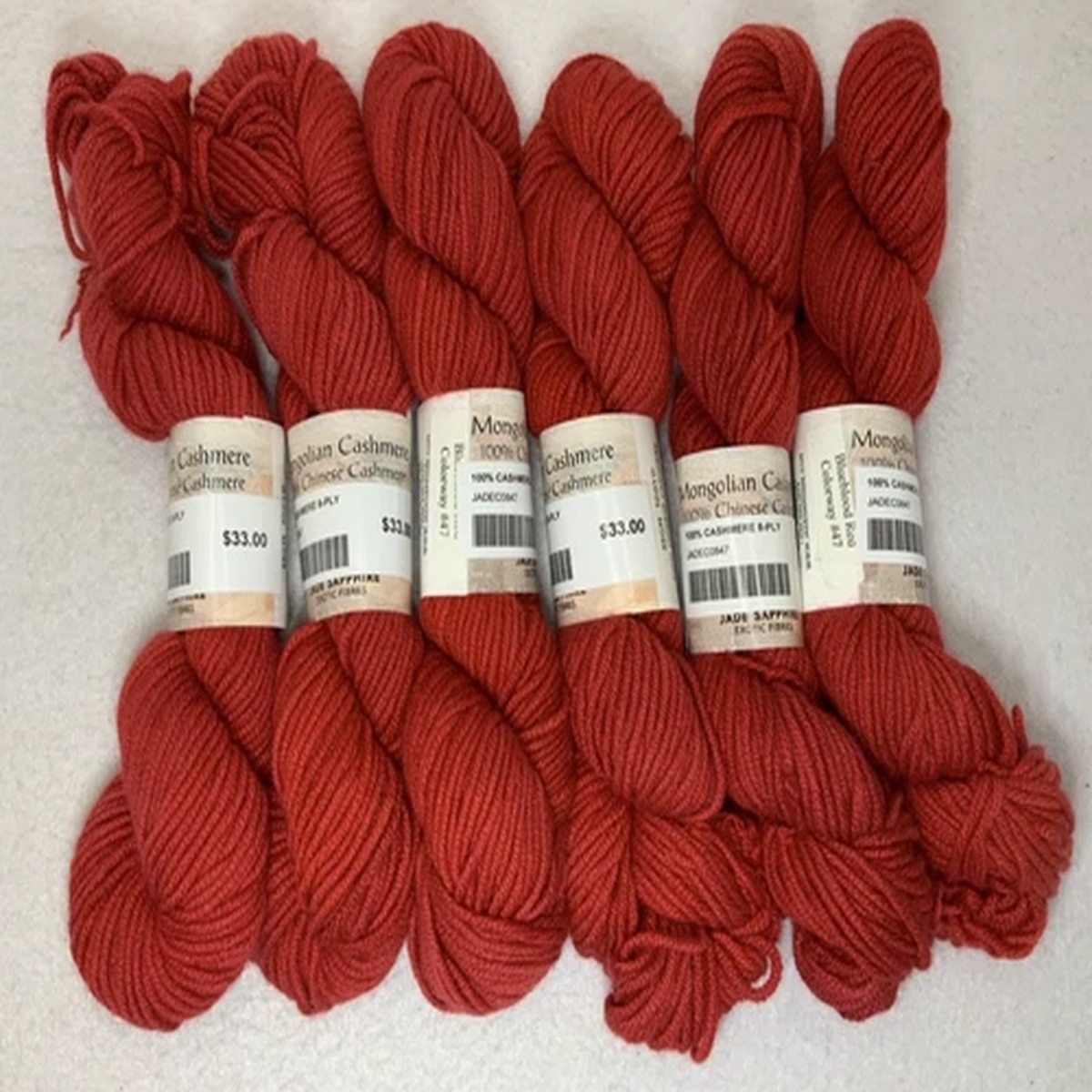 jade-sapphire-100-cashmere-yarn-lot-of-6-blueblood-red-100yd-8ply-red