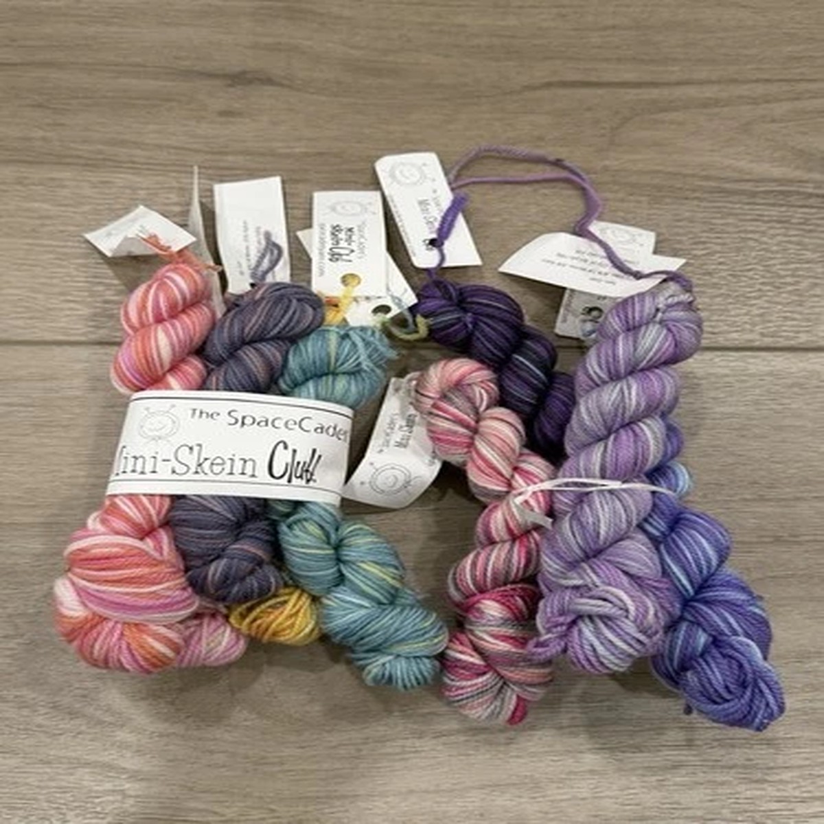 space-cadet-mini-skein-set-of-9-colorful-pinks-purples-180-grams-total