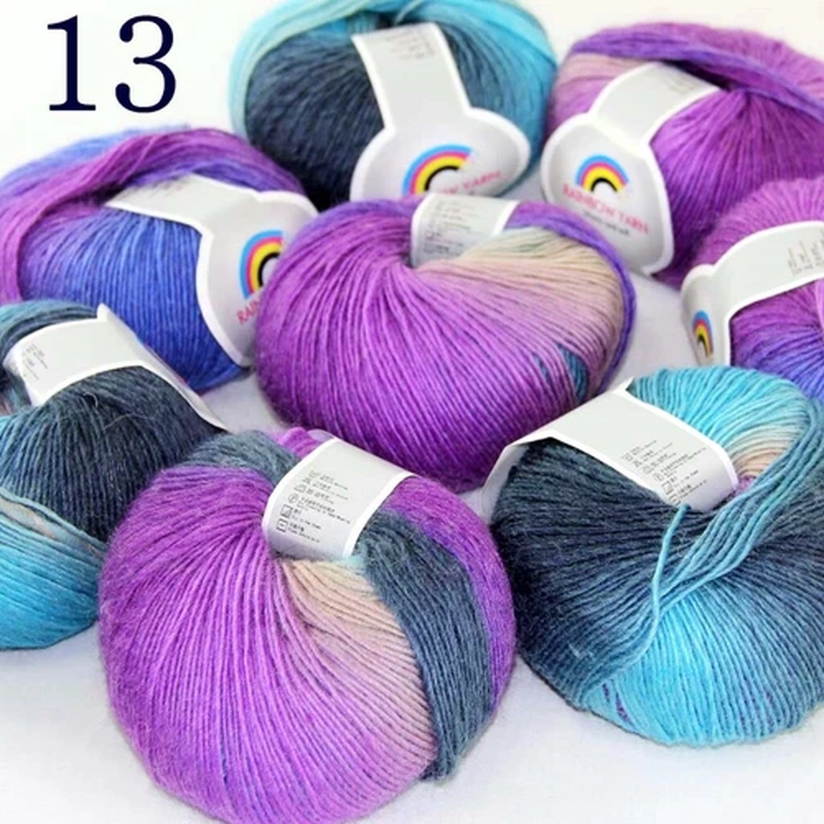 sale-8ballsx50gr-rainbow-blankets-rug-shawl-cashmere-wool-hand-crochet-yarn-13