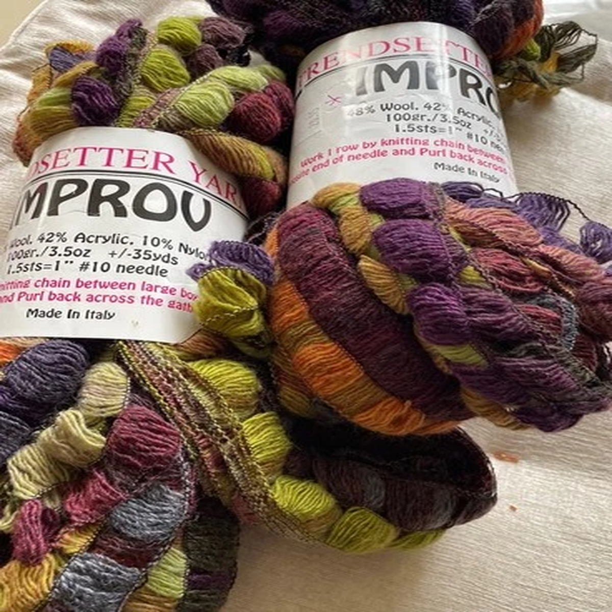 lot-of-2-trendsetter-yarns-improv-wool-acrylic-nylon-blend-col-4-multicolor