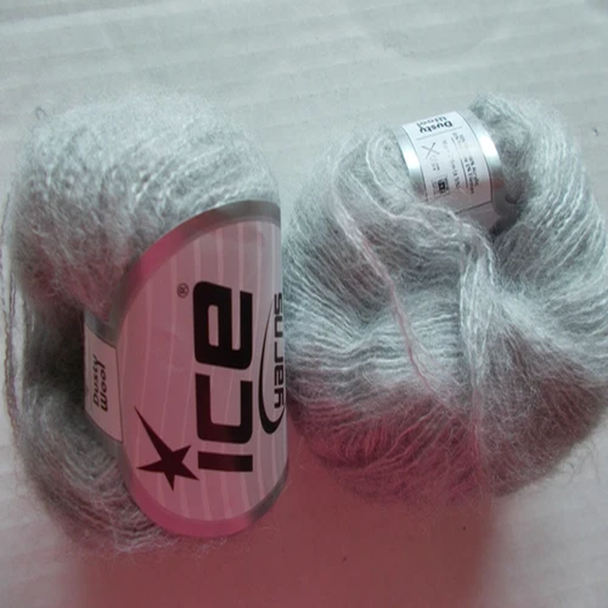 ice-yarns-dusty-wool-superfine-brushed-yarn-light-grey-lot-of-2-297-yds-ea