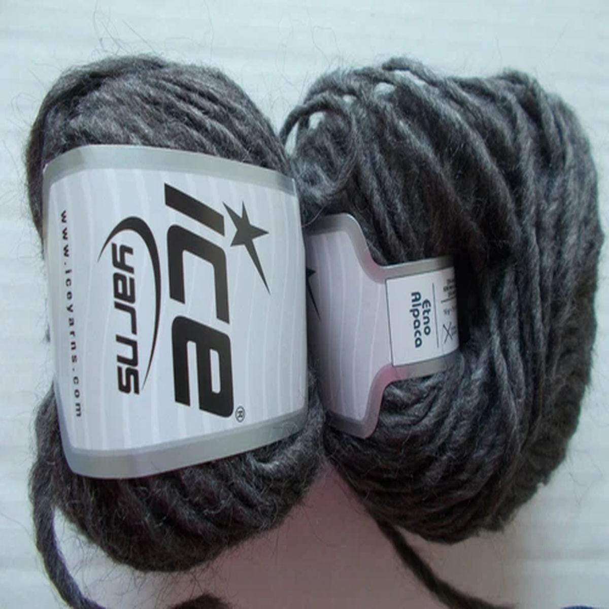 etno-alpaca-wool-blend-yarn-by-ice-yarns-brown-melange-lot-of-2-81-yds-ea