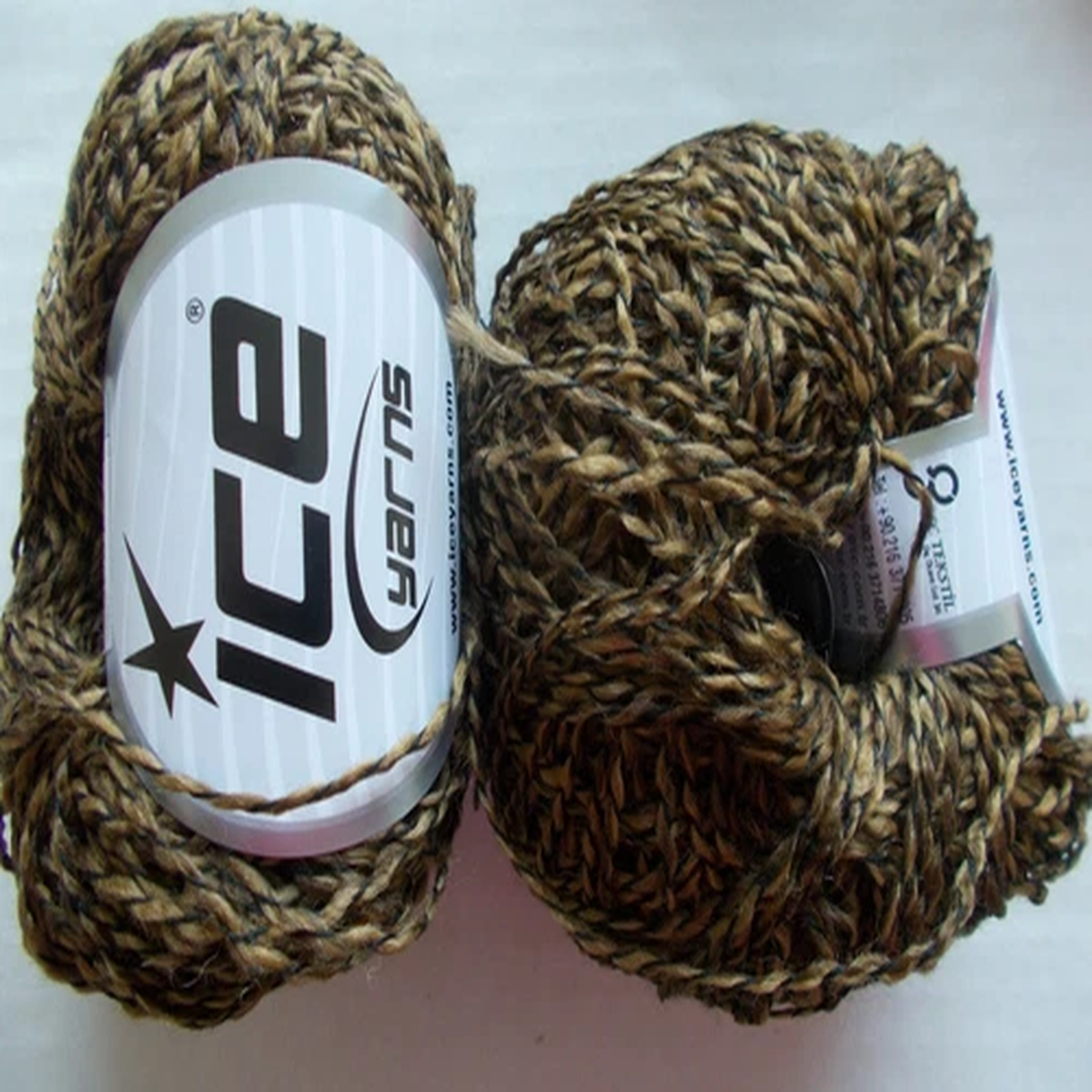ice-yarns-iris-wool-twist-yarn-brown-shades-lot-of-2-179-yds-ea