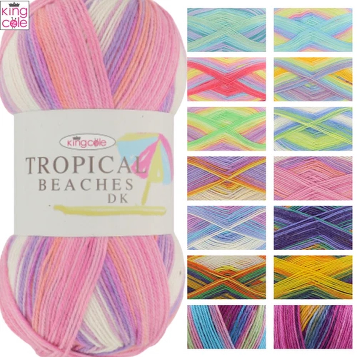 king-cole-tropical-beaches-dk-double-knitting-wool-yarn-200g-all-colours