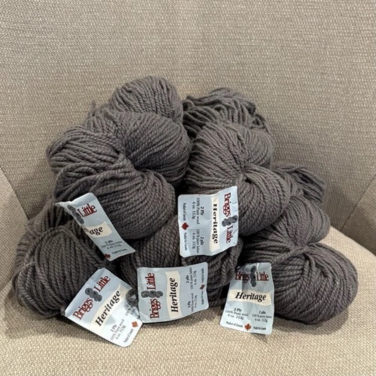 lot-of-5-hanks-briggs-little-heritage-2-ply-gray-wool-yarn-silver-grey
