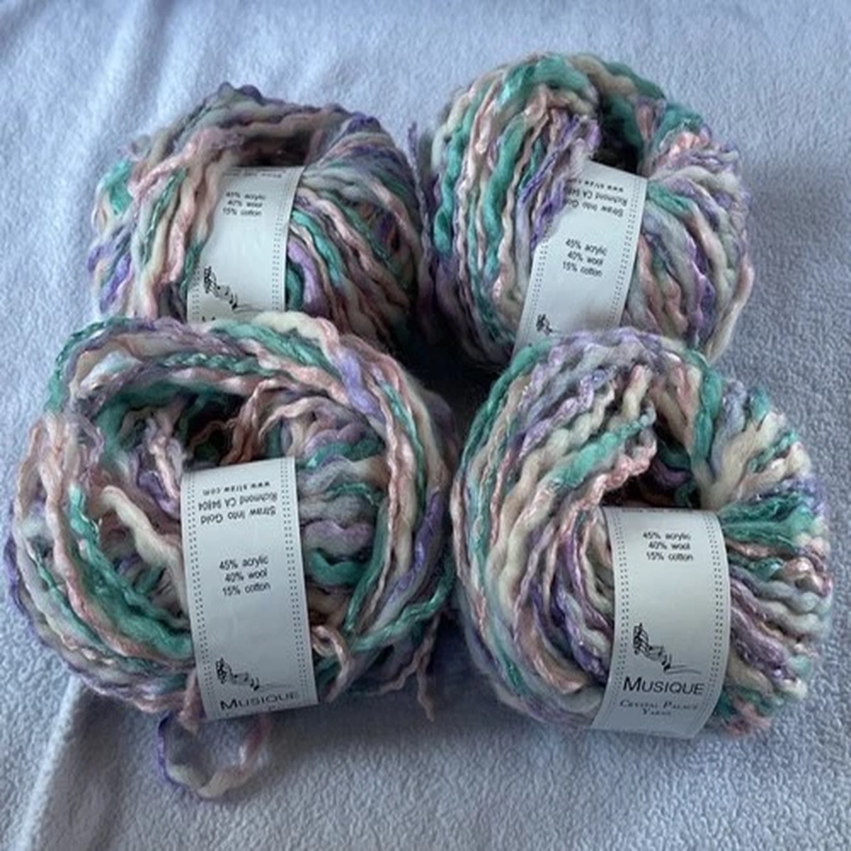 4-skeins-crystal-palace-musique-yarn-mardigras-color-number-9137