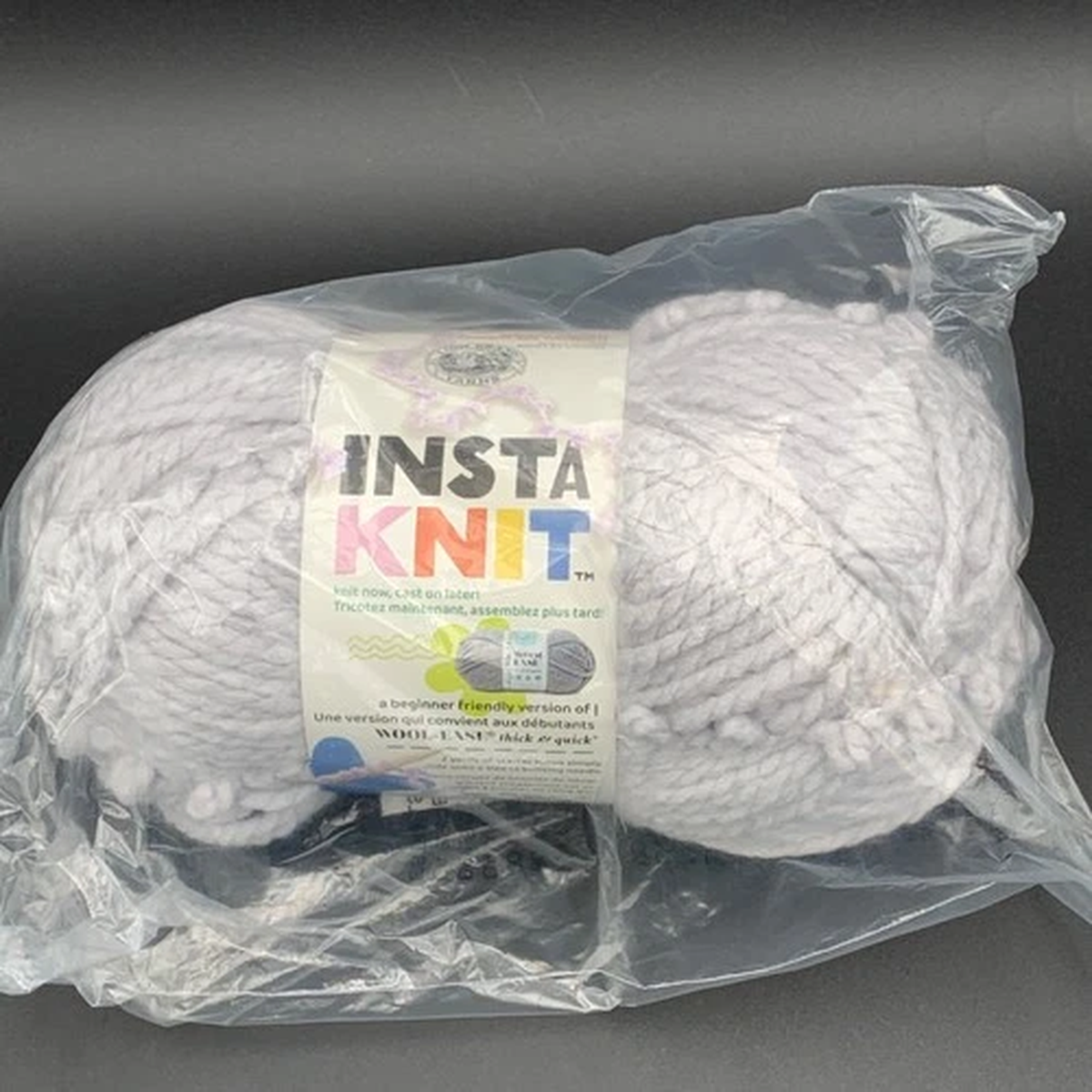 lion-brand-instaknit-yarn-forever-and-a-grey-super-bulky-acrylic-wool