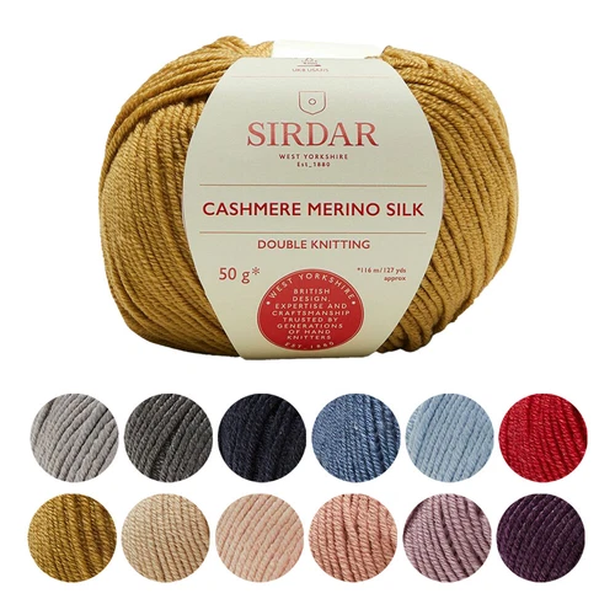 sirdar-knitting-wool-yarn-cashmere-merino-silk-dk-double-worsted-crochet-8-ply