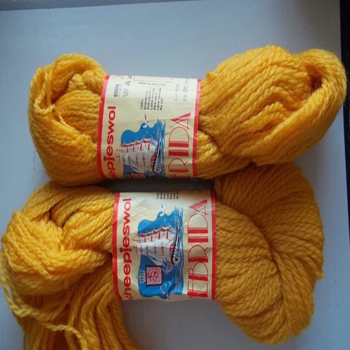 scheepjeswol-hebrida-100-new-wool-yarn-yellow-132-yds-each-holland
