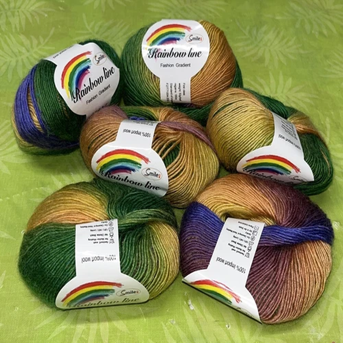6-skeins-100-wool-yarn-smile-rainbow-line-fashion-gradient-1-pink-green-purple