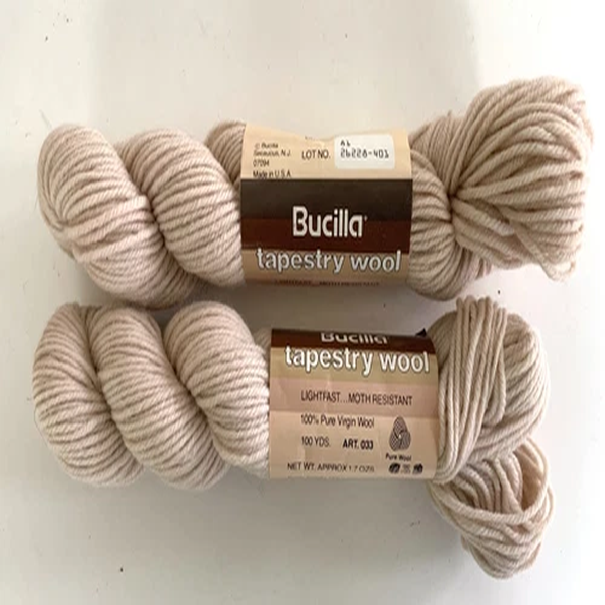 2-skeins-matched-bucilla-tapestry-wool-color-81-100-yd-each