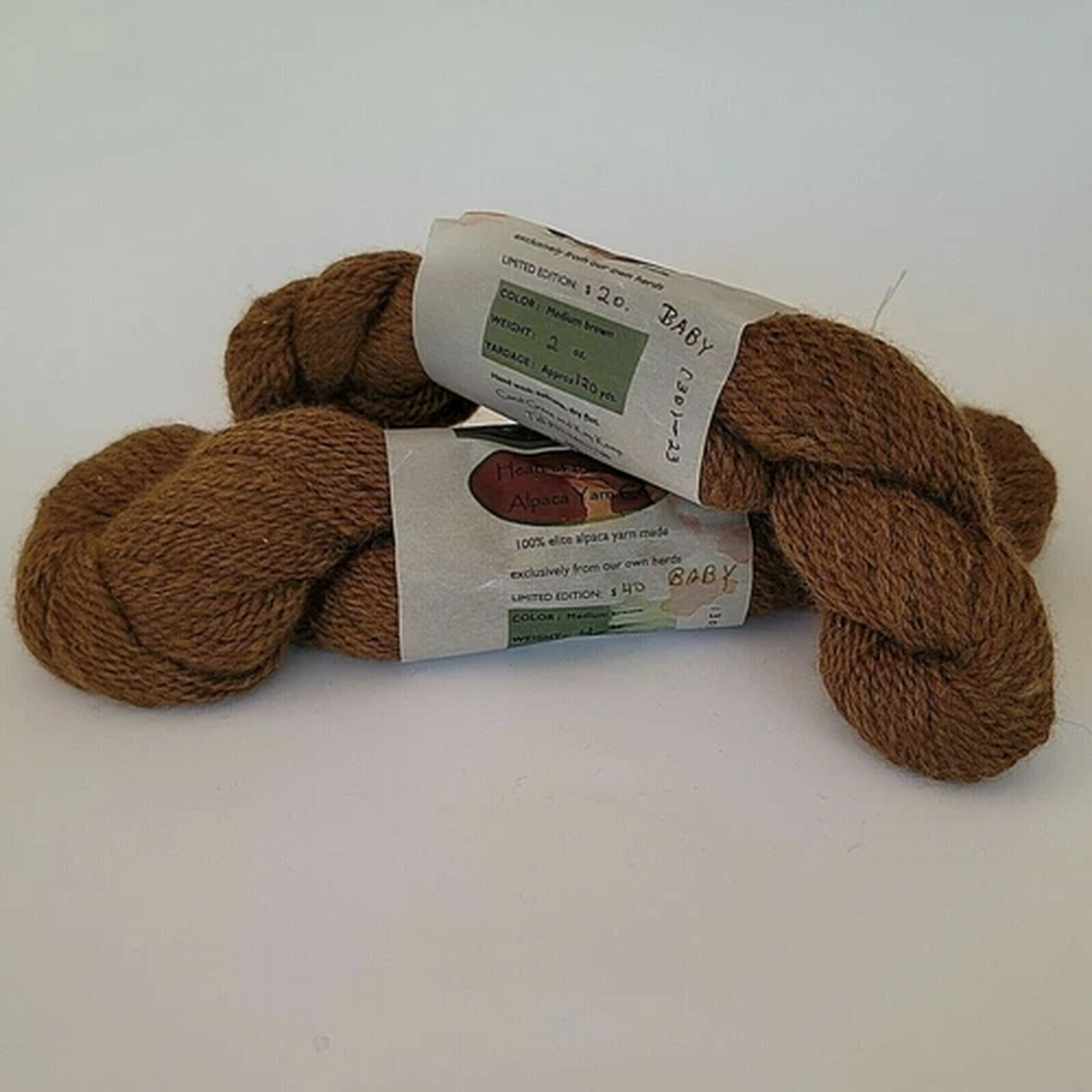 2-hanks-100-alpaca-luxury-yarn-heart-of-the-south-medium-brown-360-yd-sport-dk