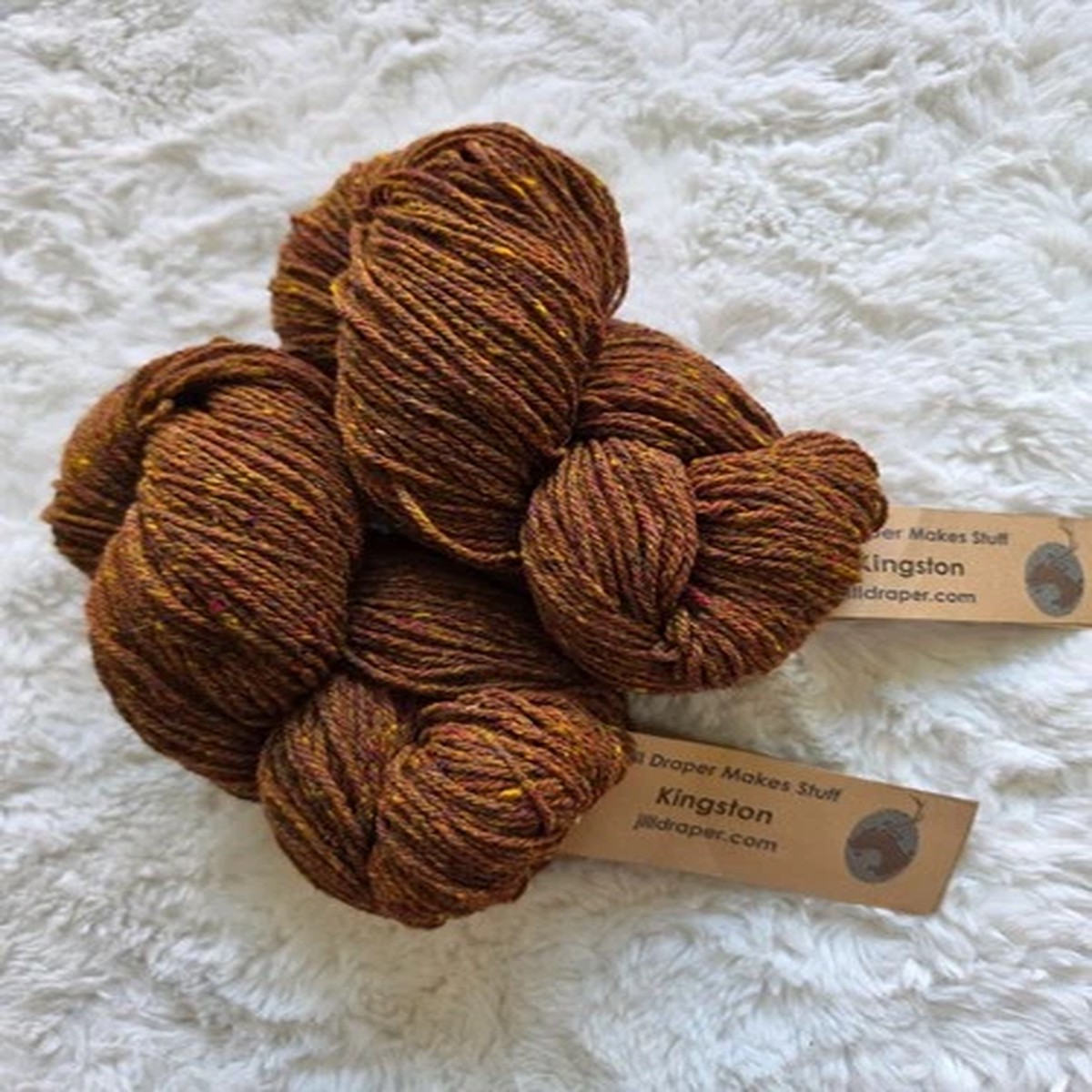 lot-of-2-skeins-jill-draper-makes-stuff-dk-weight-wool-270yds-4oz