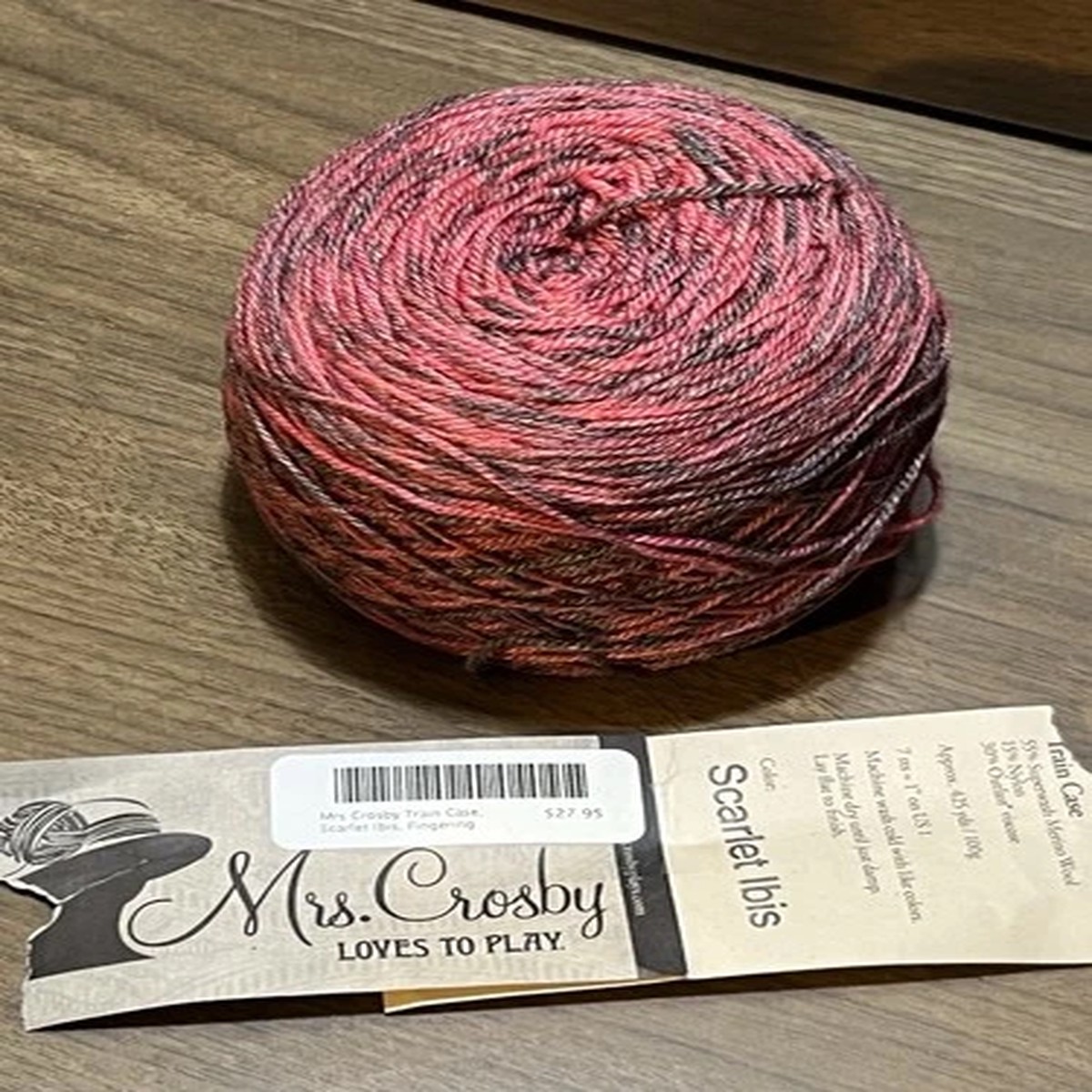 mrs-crosby-train-case-yarn-scarlet-ibis-wool-nylon-rayon-3-5oz-425yds