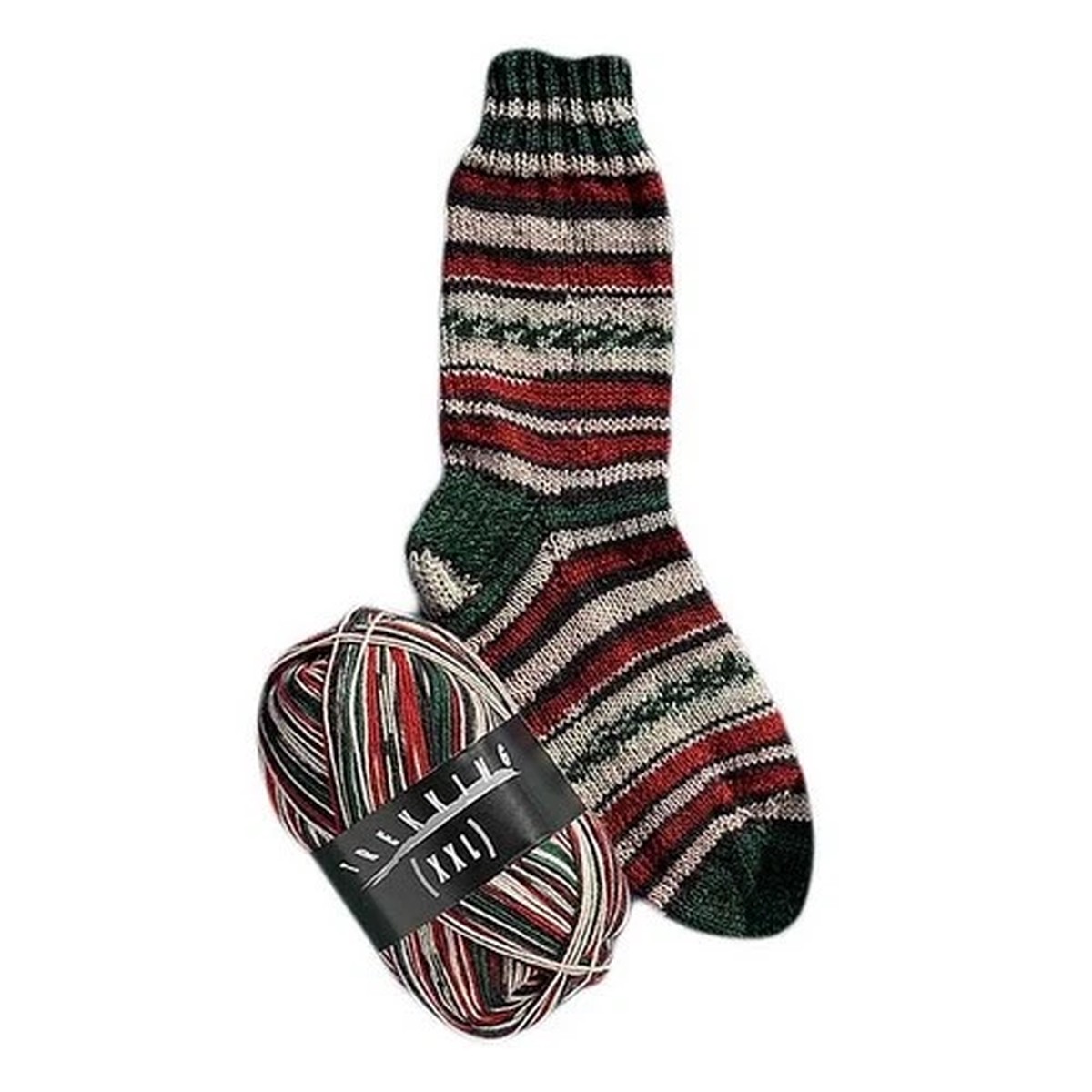 100g-ball-of-zitron-trekking-xxl-washable-wool-sock-yarn-758-christmas