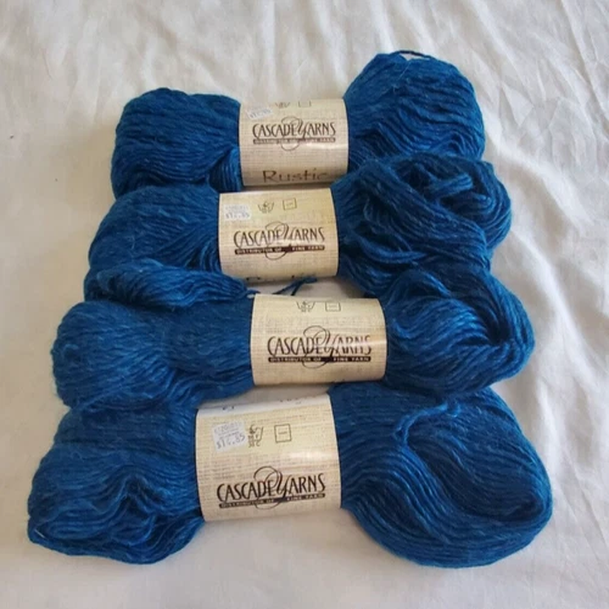 4-skein-lot-cascade-knitting-yarn-rustic-blue-79-wool-21-linen-100g-196-yds-ea