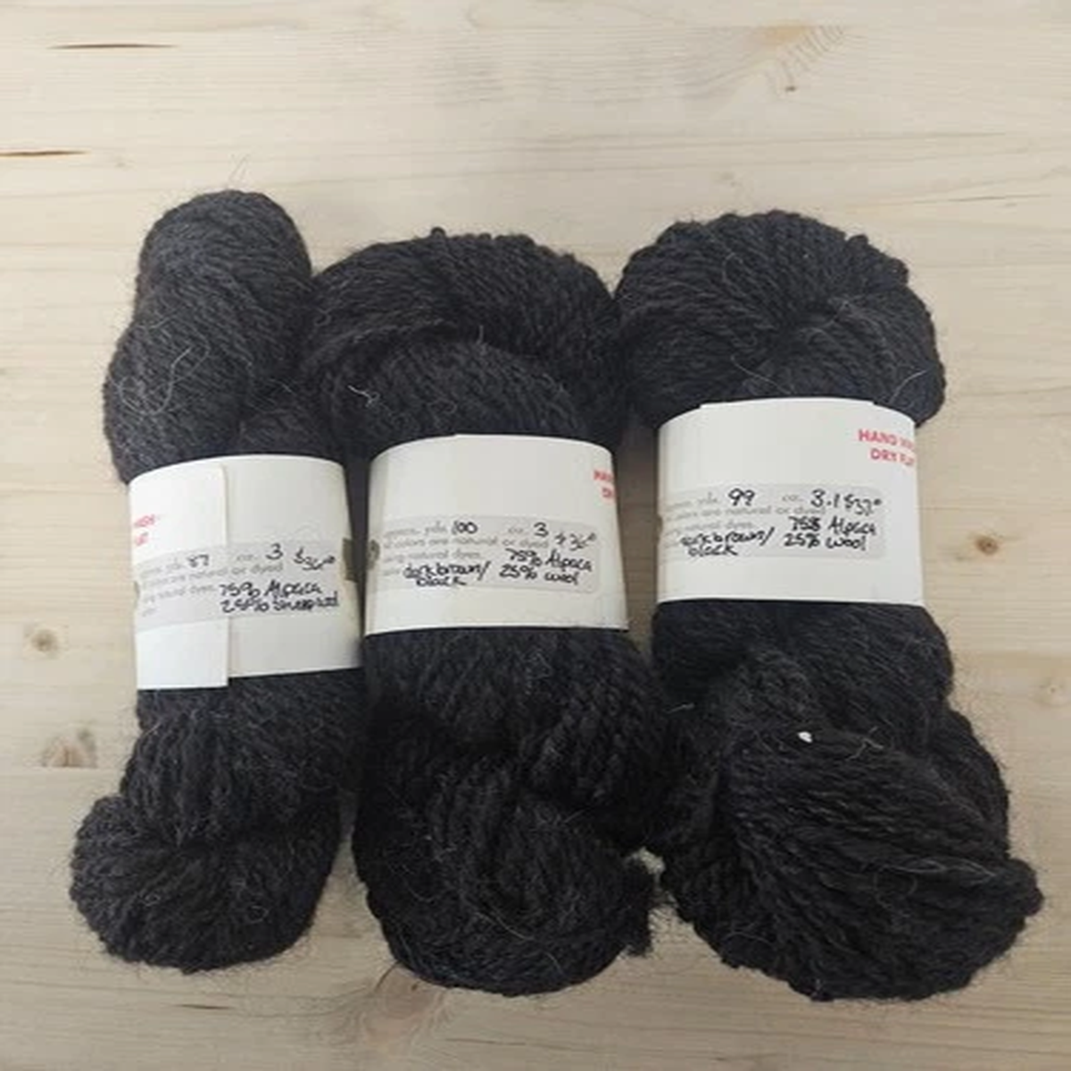 3-skeins-handspun-alpaca-wool-yarn-set-deep-midnight-black-soft-knitting-crochet