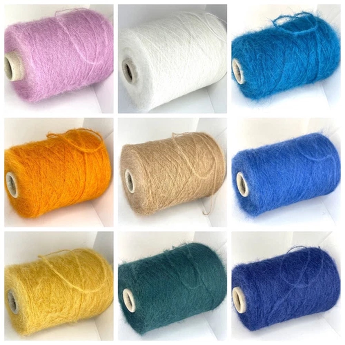 multicolor-alpaca-wool-fluffy-yarn-on-cone-lace-weight-knitting-usa-tariff-free
