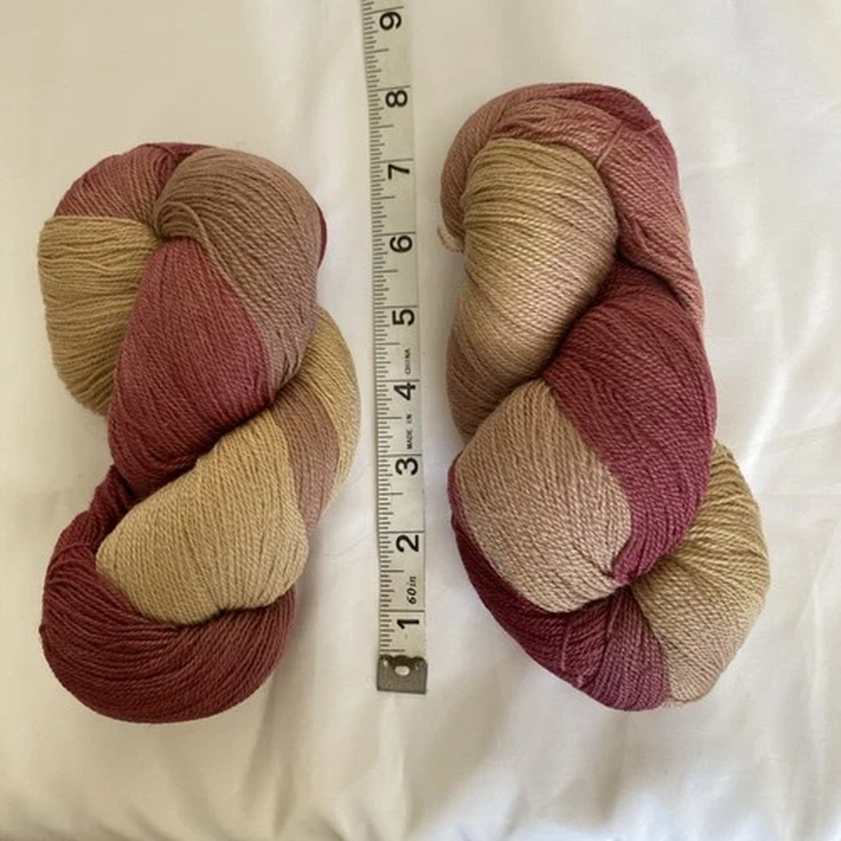 2-skeins-90-wool-yarn-pink-beige-crochet